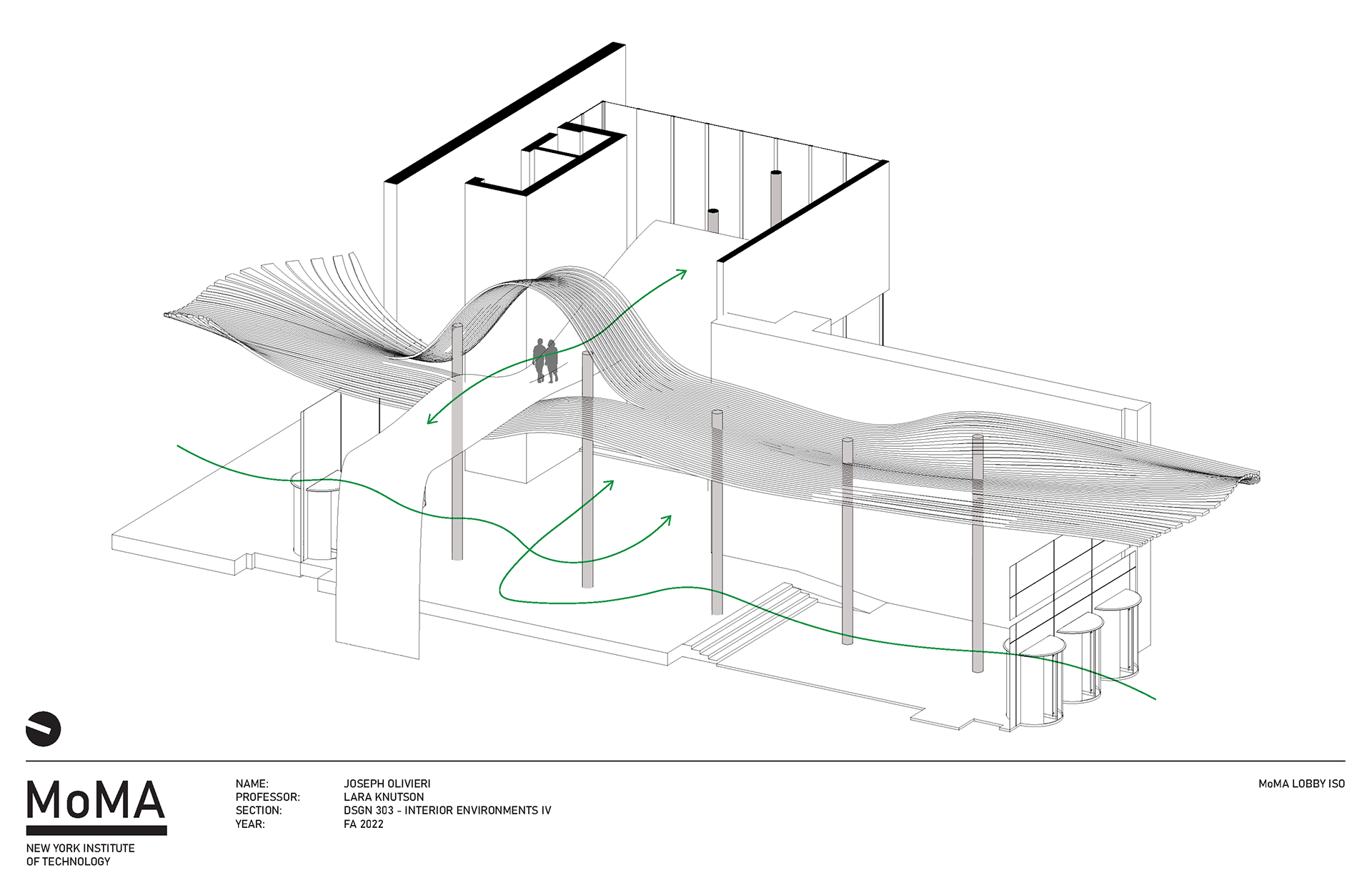 MoMA Main Lobby ISO Progress Drawing