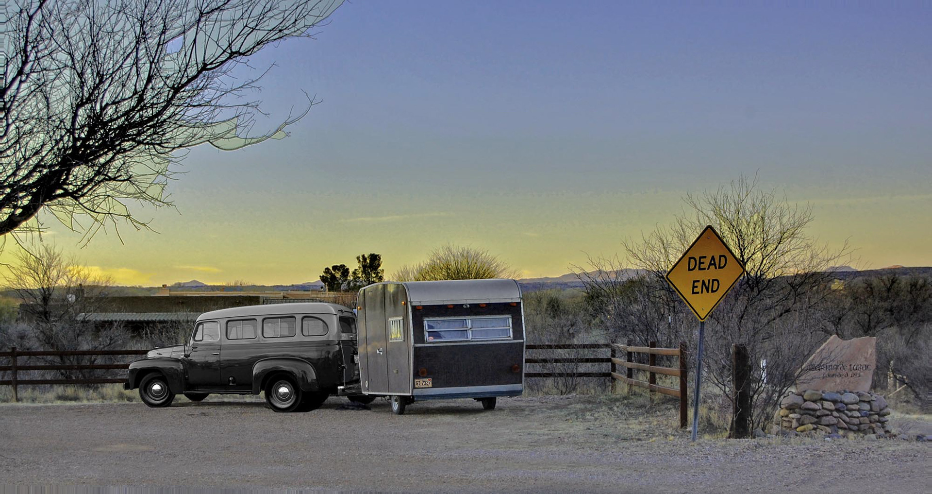 Tubac Village Campers at Dawn