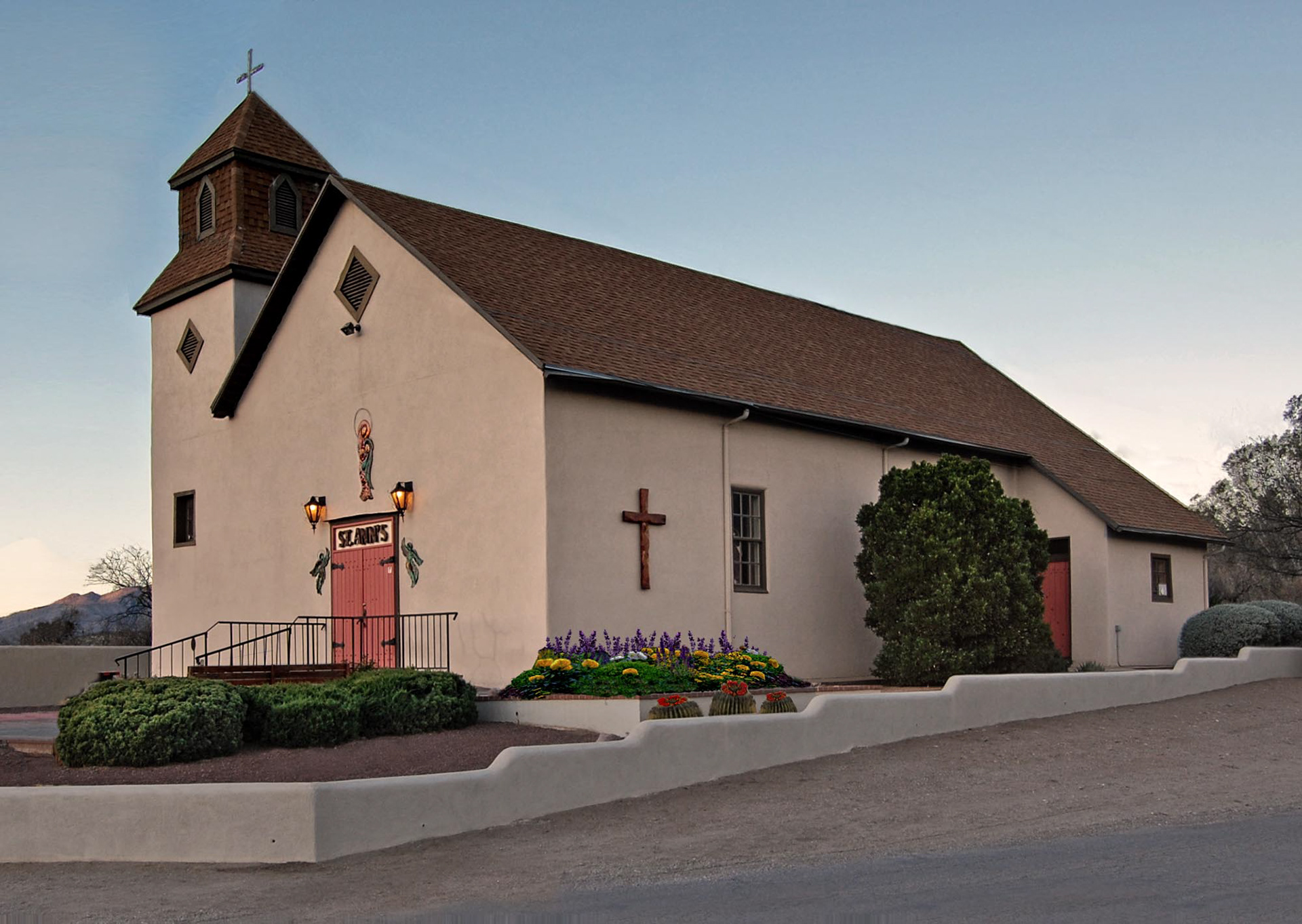 Tubac Saint Ann's Catholic Church at Sunrise