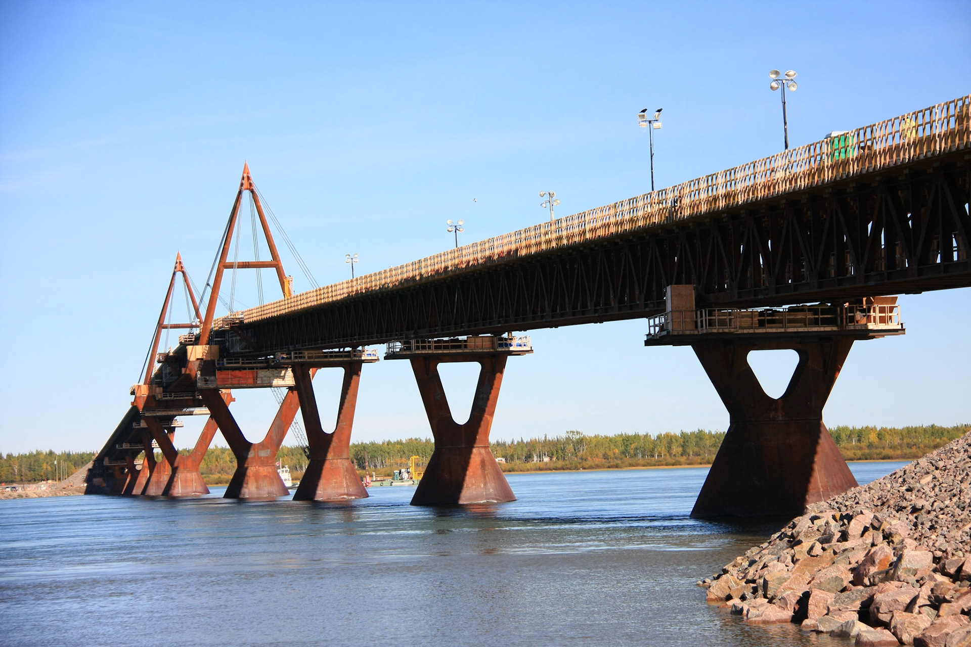 Deh Cho Bridge, Northwest Territories, Canada