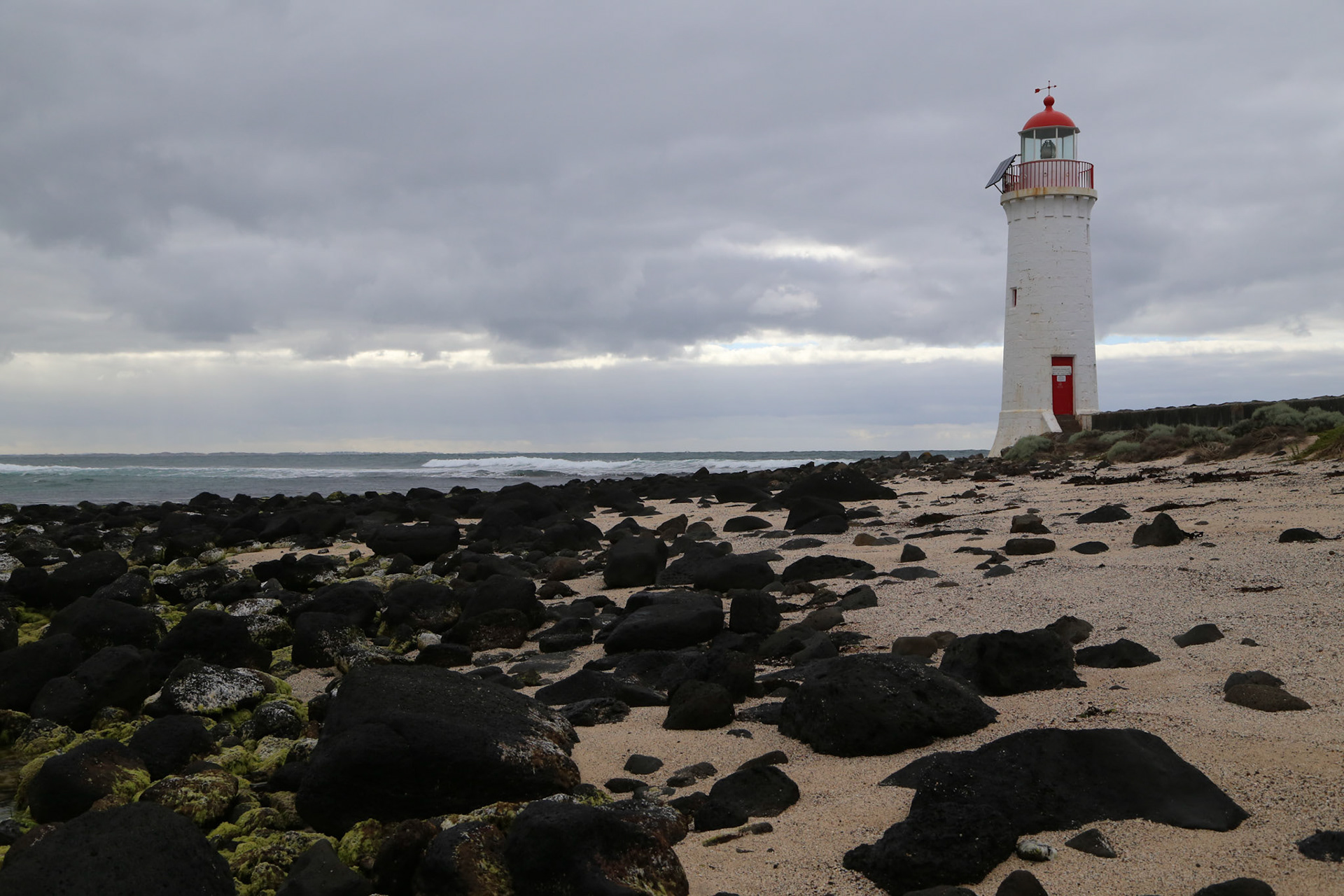 Port Fairy Lighthouse on Griffith Island, Australia