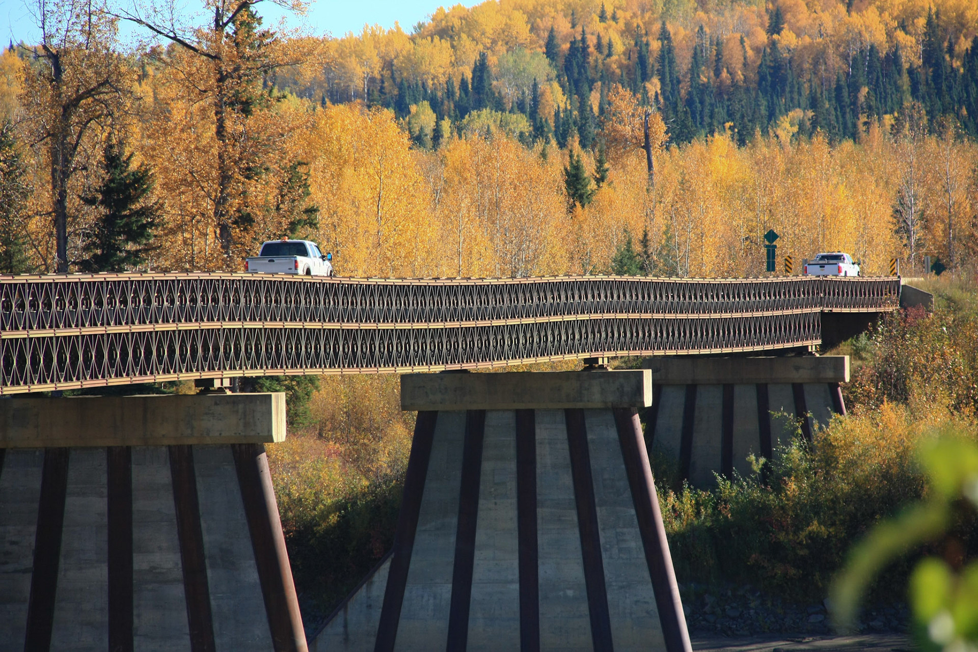 Brücke am historischen Alaska Highway - B.C., Canada (2012)