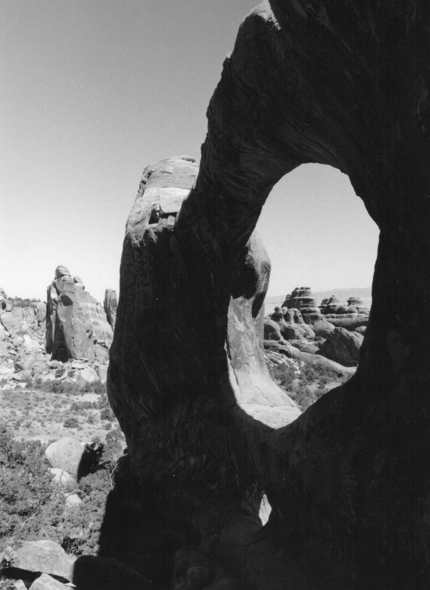 Double O Arch, Arches National Park., Utah