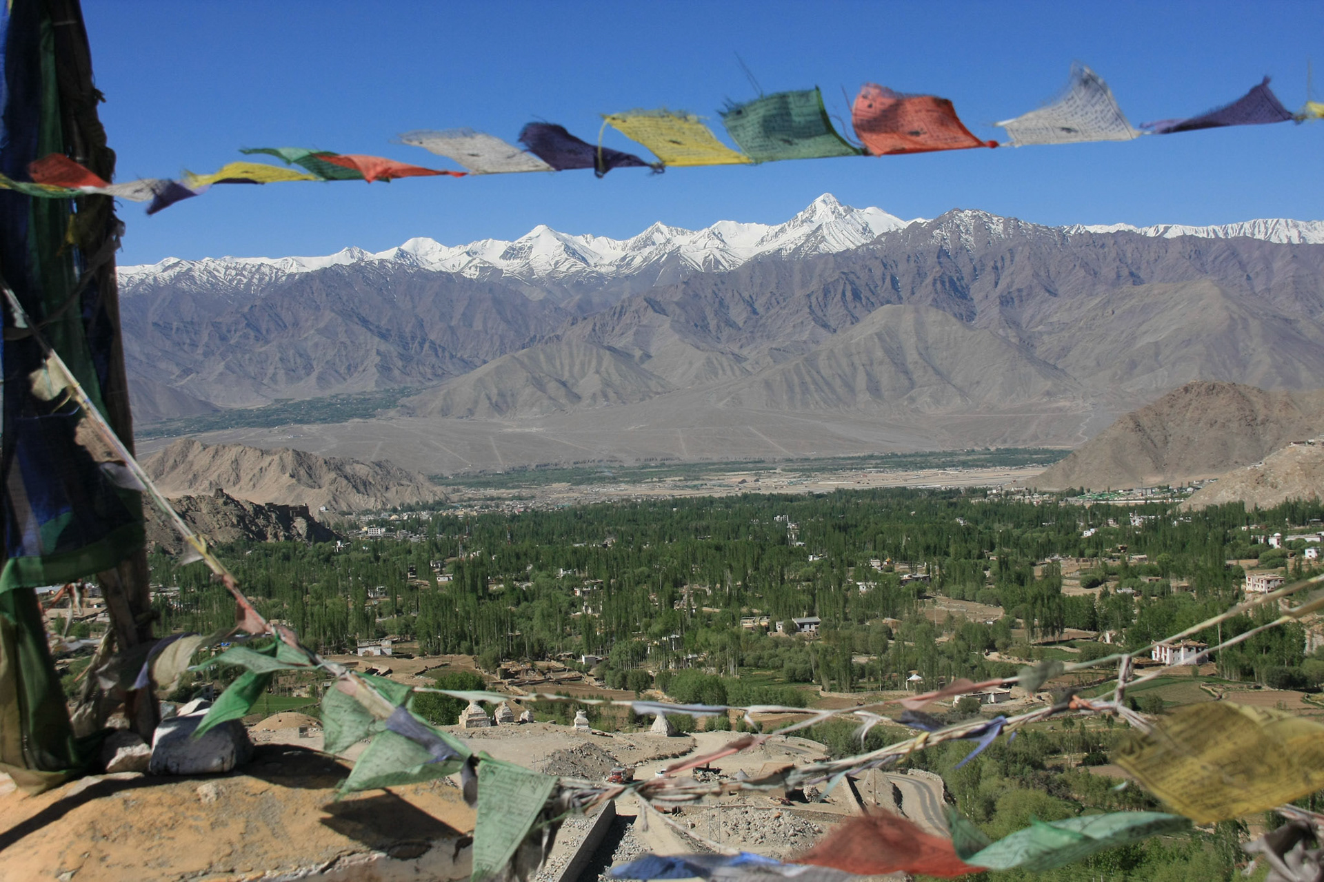 Aussicht auf Leh