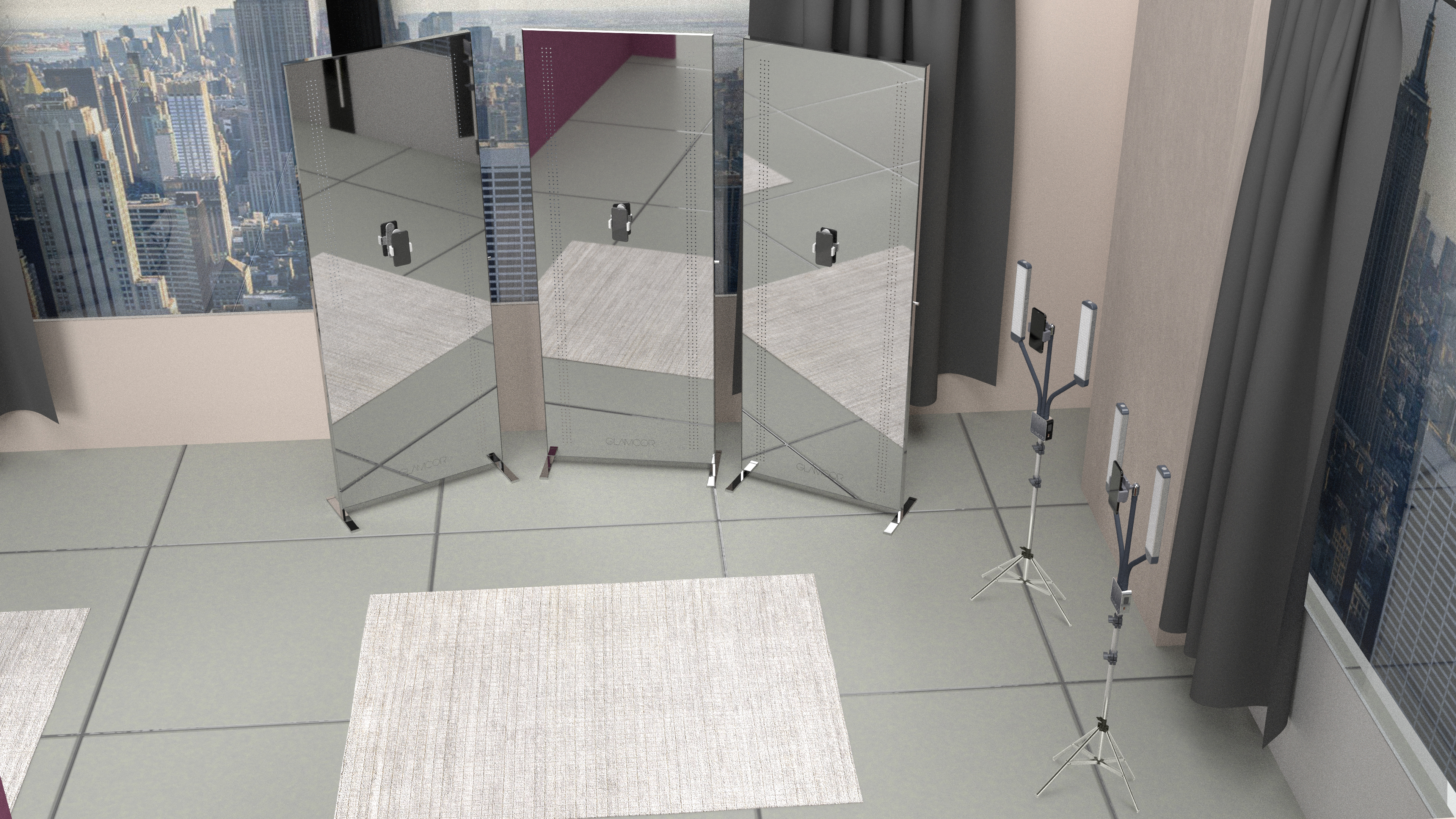 Glamour/Glamcor Room- 3D Mockup - View 4