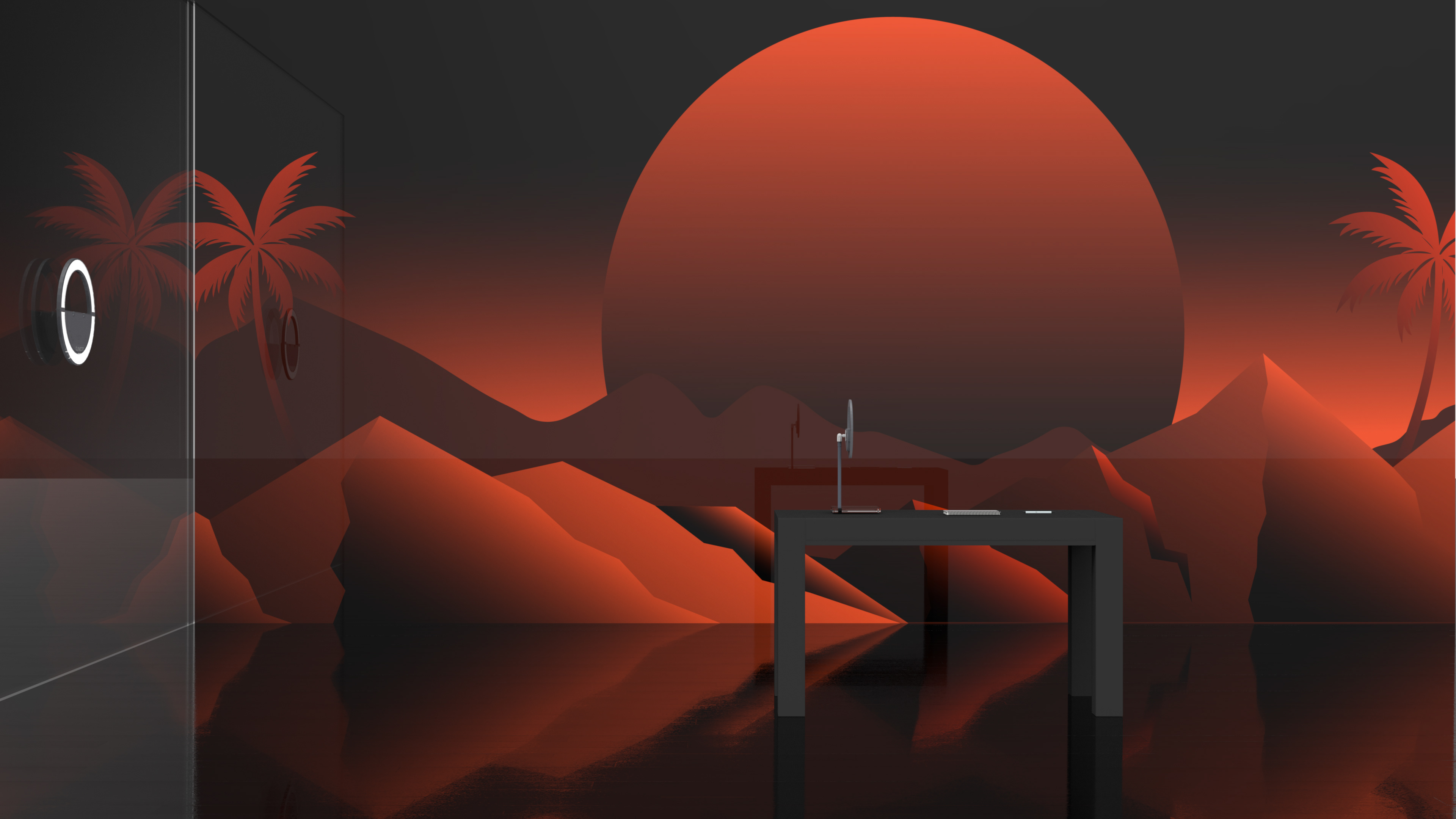 GLAMCOR - Sunrise Video Shoot - Set Design Mockup- View 1