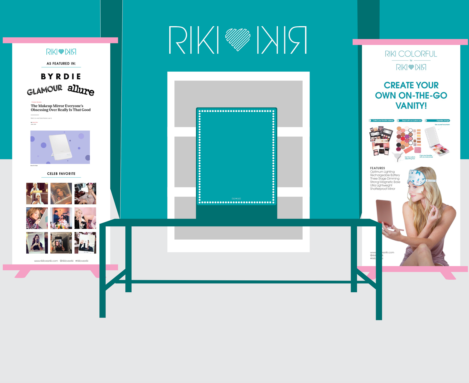 RIKILOVESRIKI Booth Mockup