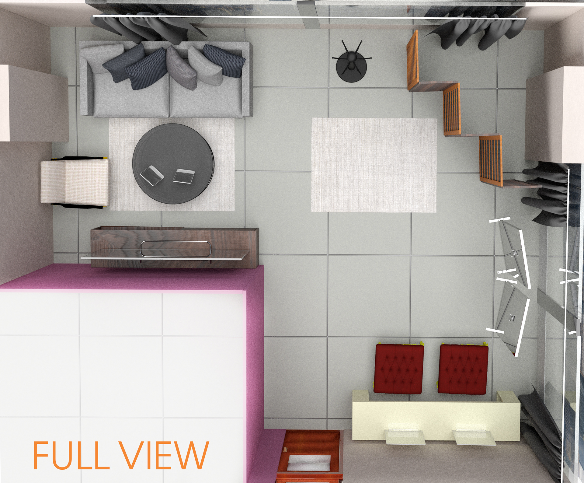 Glamour/Glamcor Room- 3D Mockup - View 5