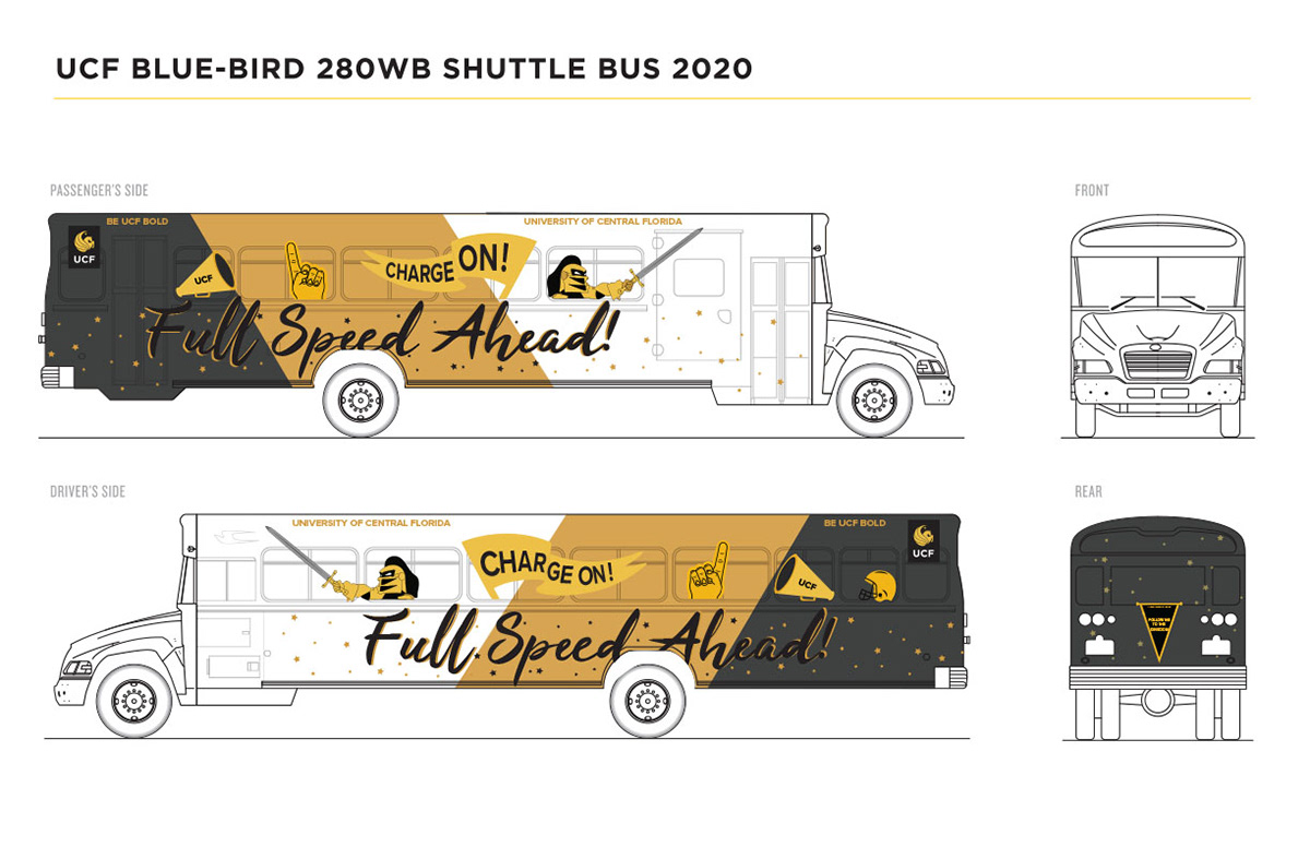 UCF BUS WRAP CONCEPT