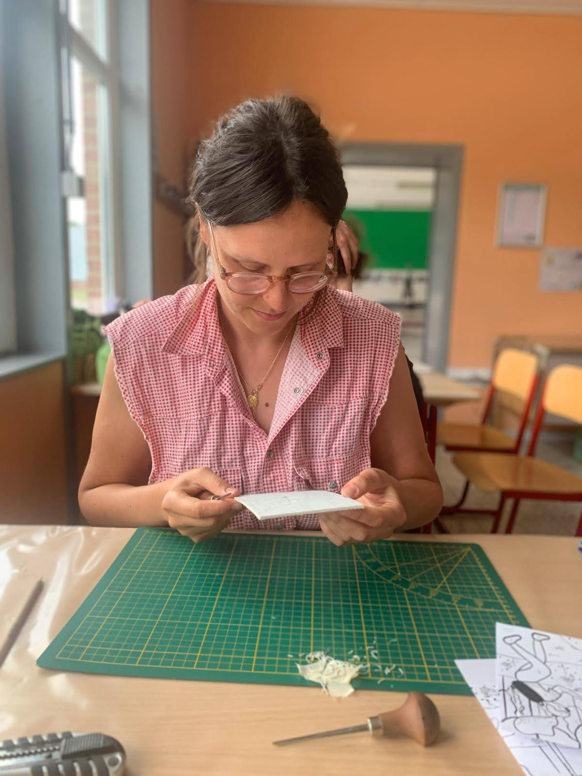 Gravure sur lino