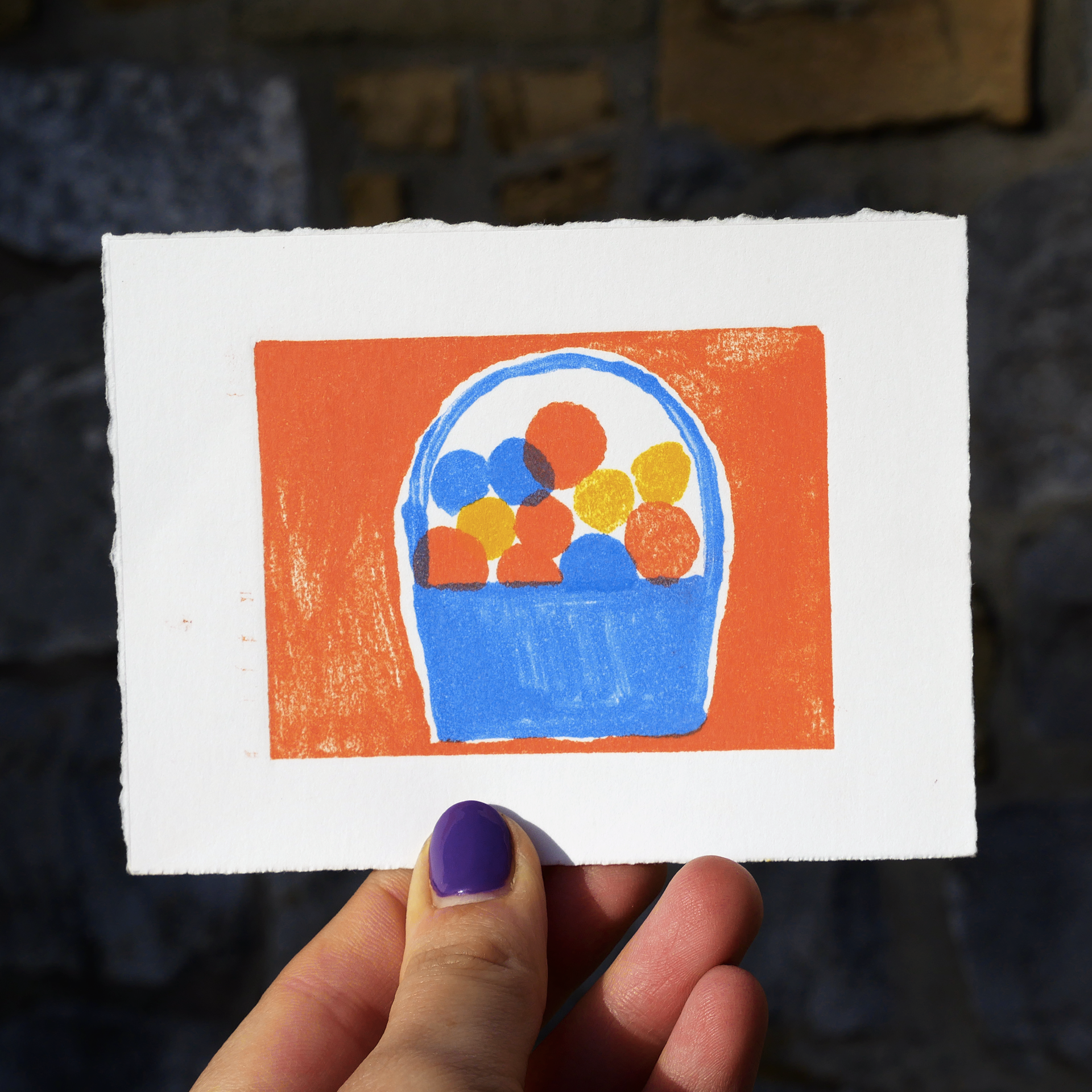 Impression en monotype - Original