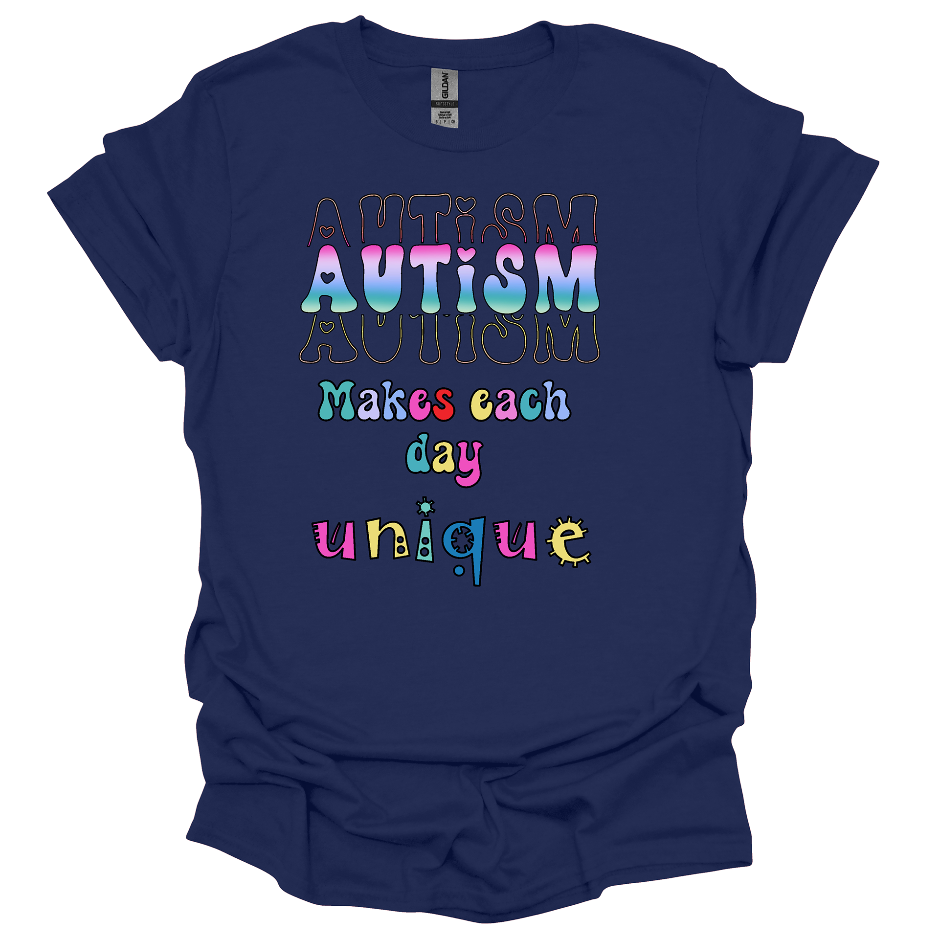 Pastel Autism Makes Each Day Unique $30