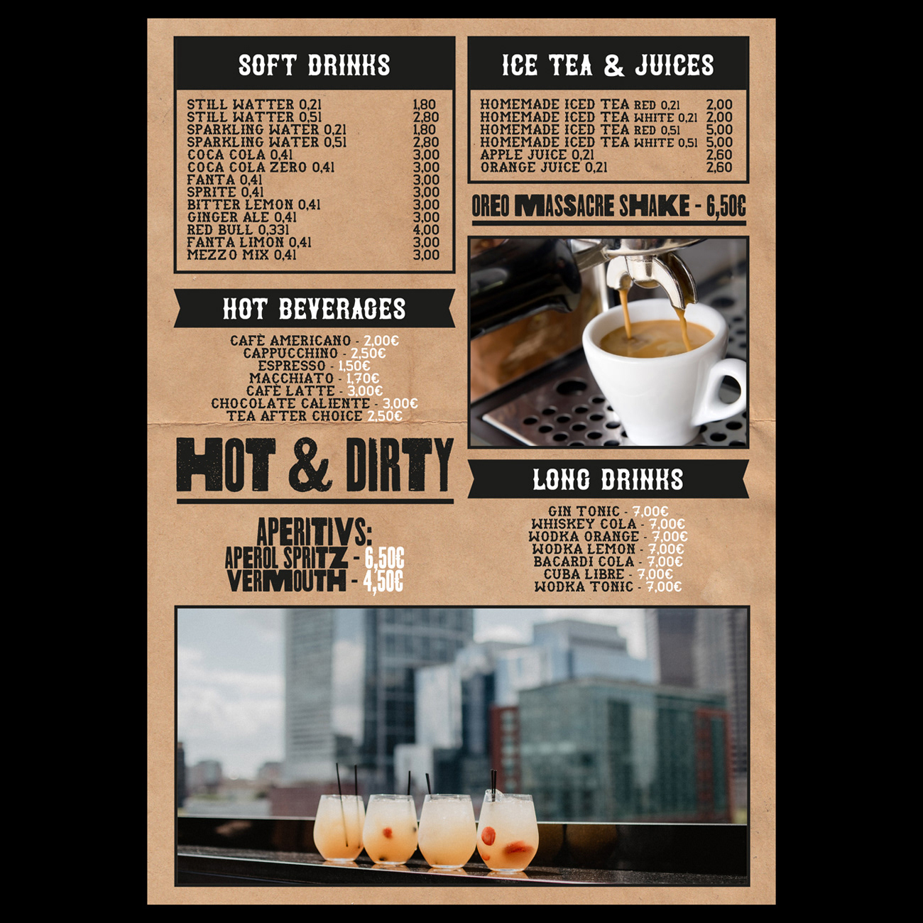 Restaurant Menu Design