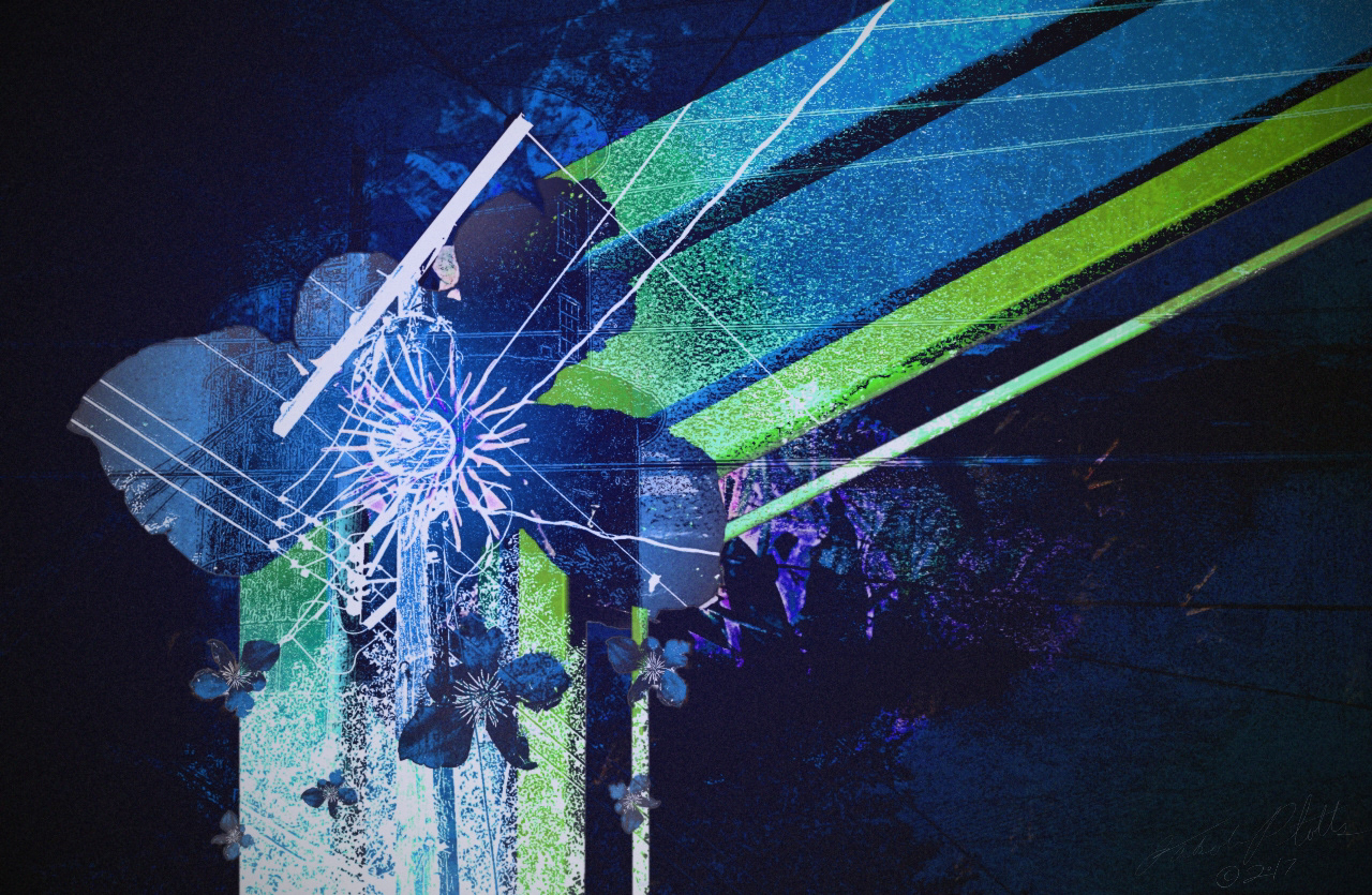 Floral Decay (inverted) | Surrealist Art