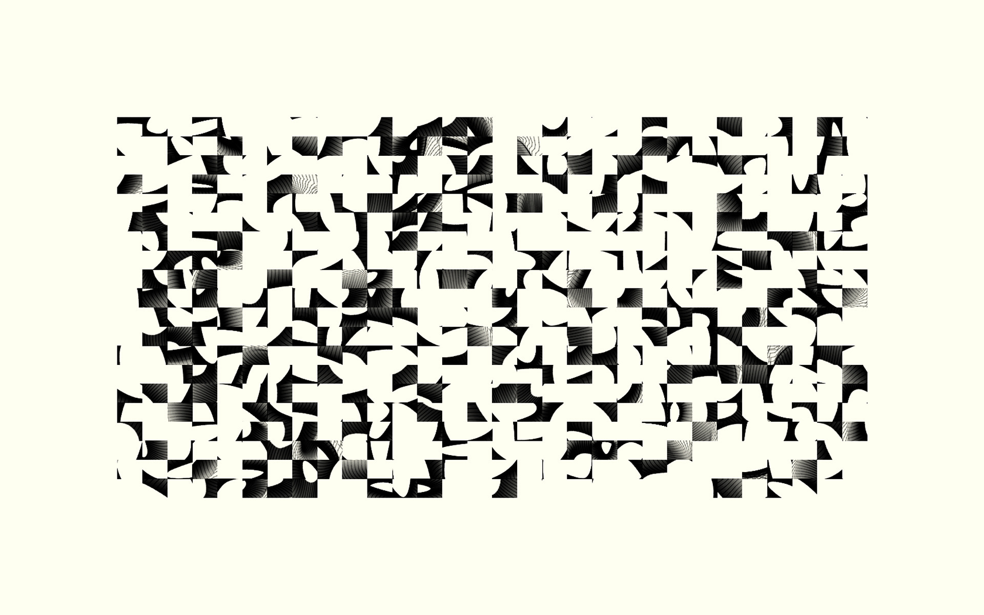 Uniform Expansive Shapes (sparse) | Computer Generated