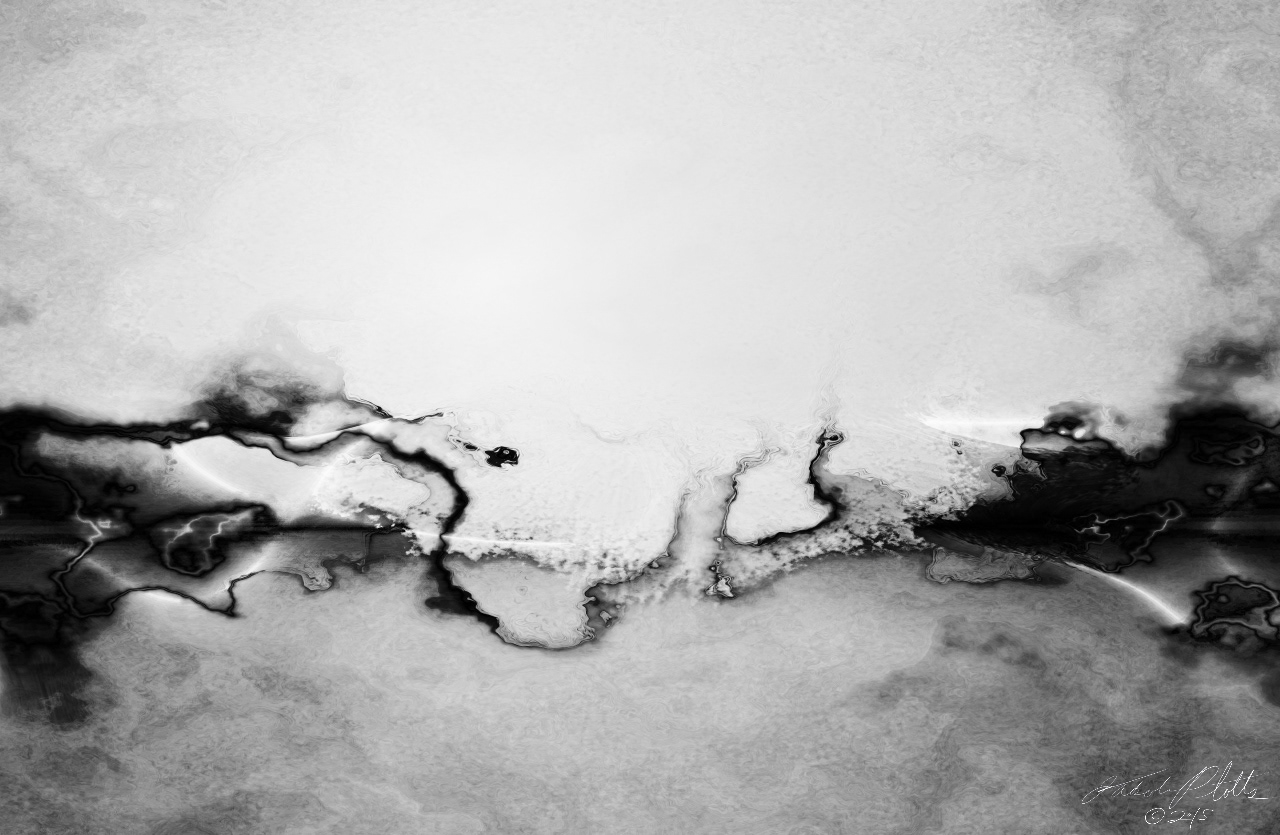 Ink Tear | Abstract Art