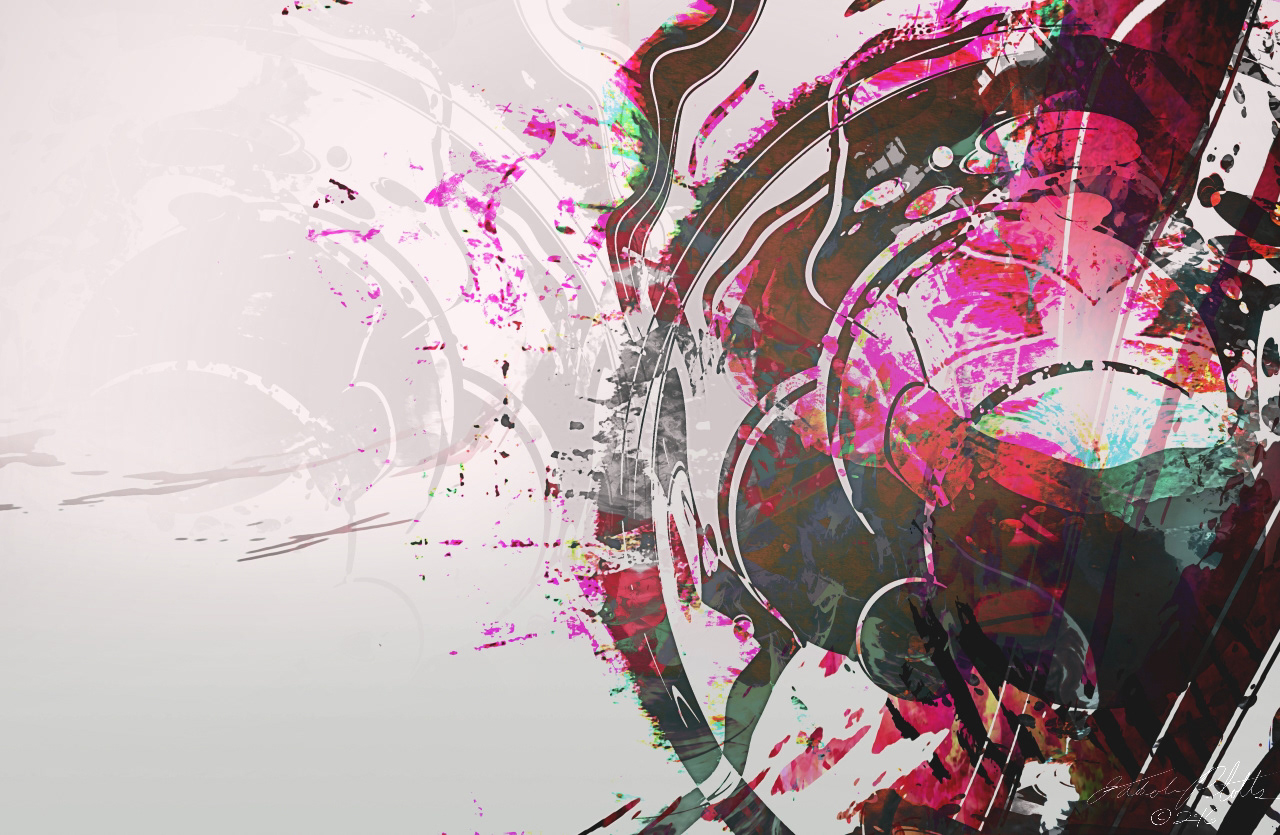 Chrome Coat (original) | Abstract Art