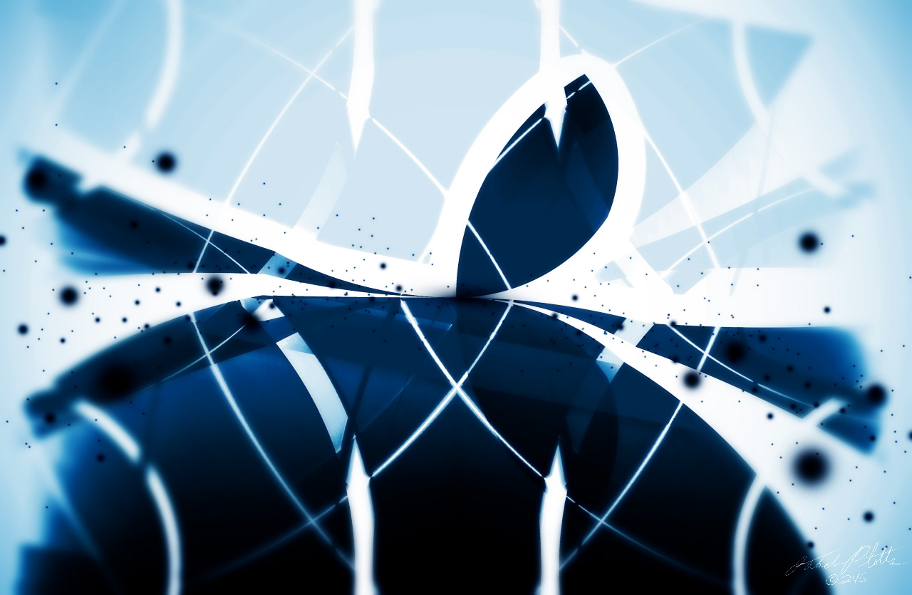 Dark Apple | Abstract Art
