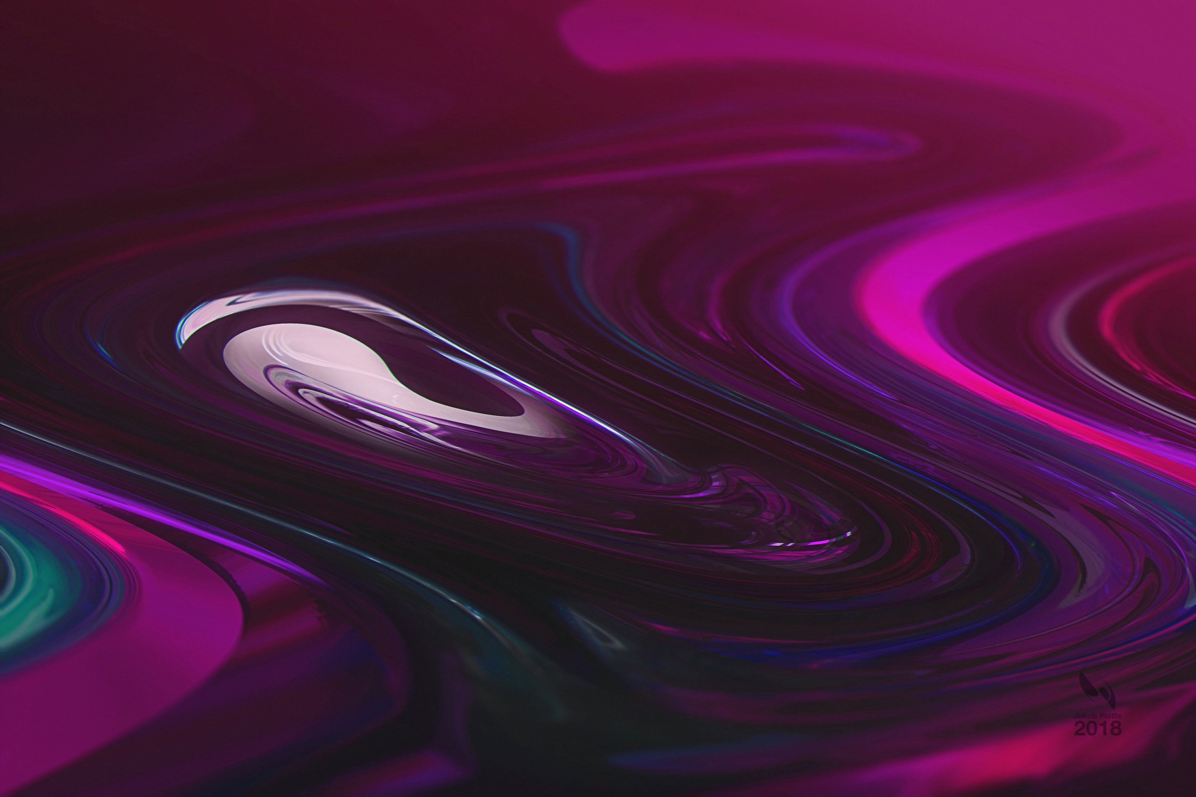 Magenta Mood 2 | Abstract Art