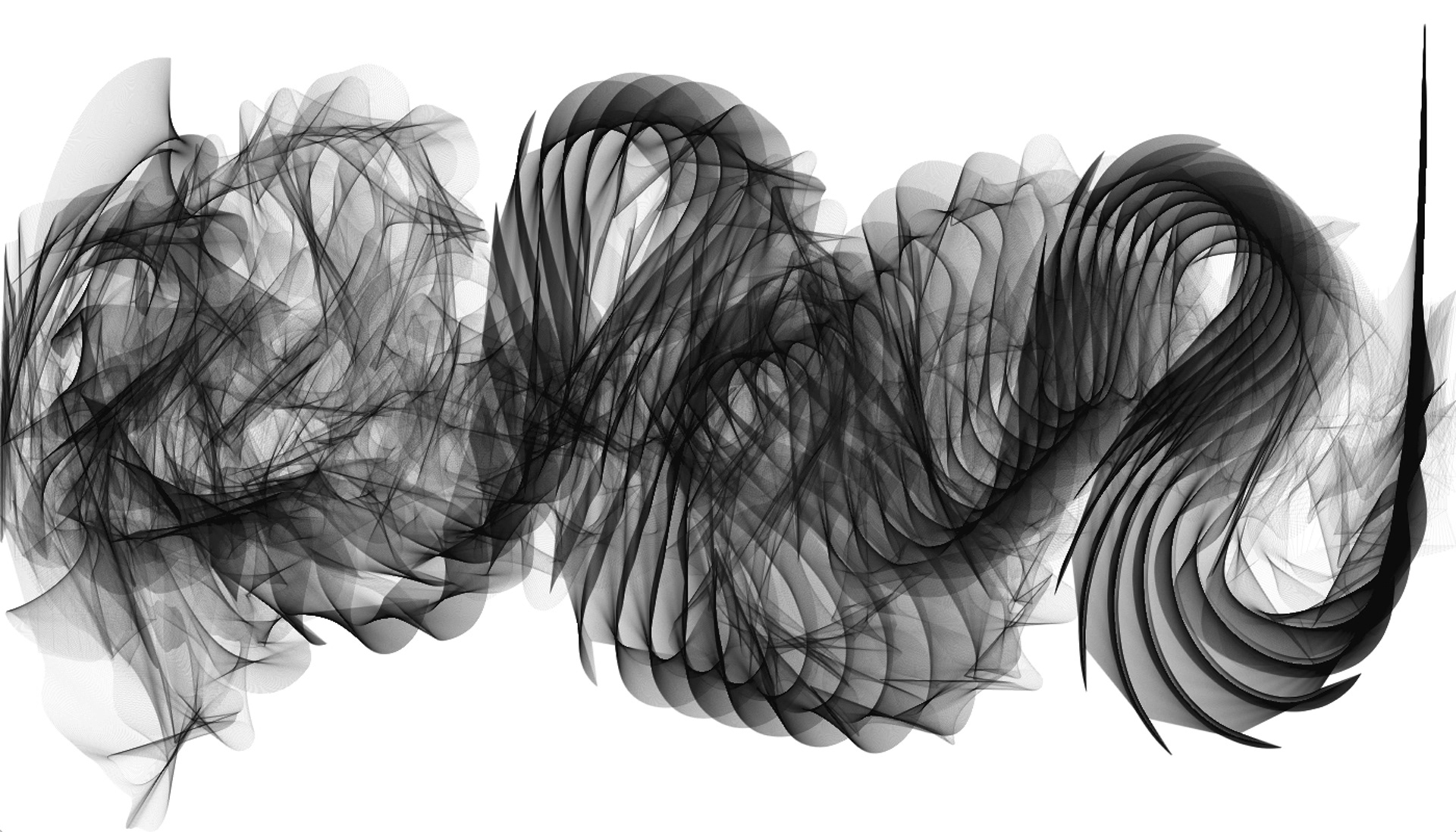 Processing Whip (greyscale) | Computer Generated