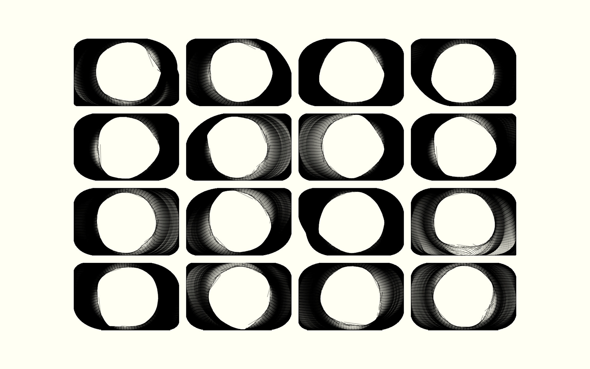 Uniform Expansive Shapes (rings) | Computer Generated