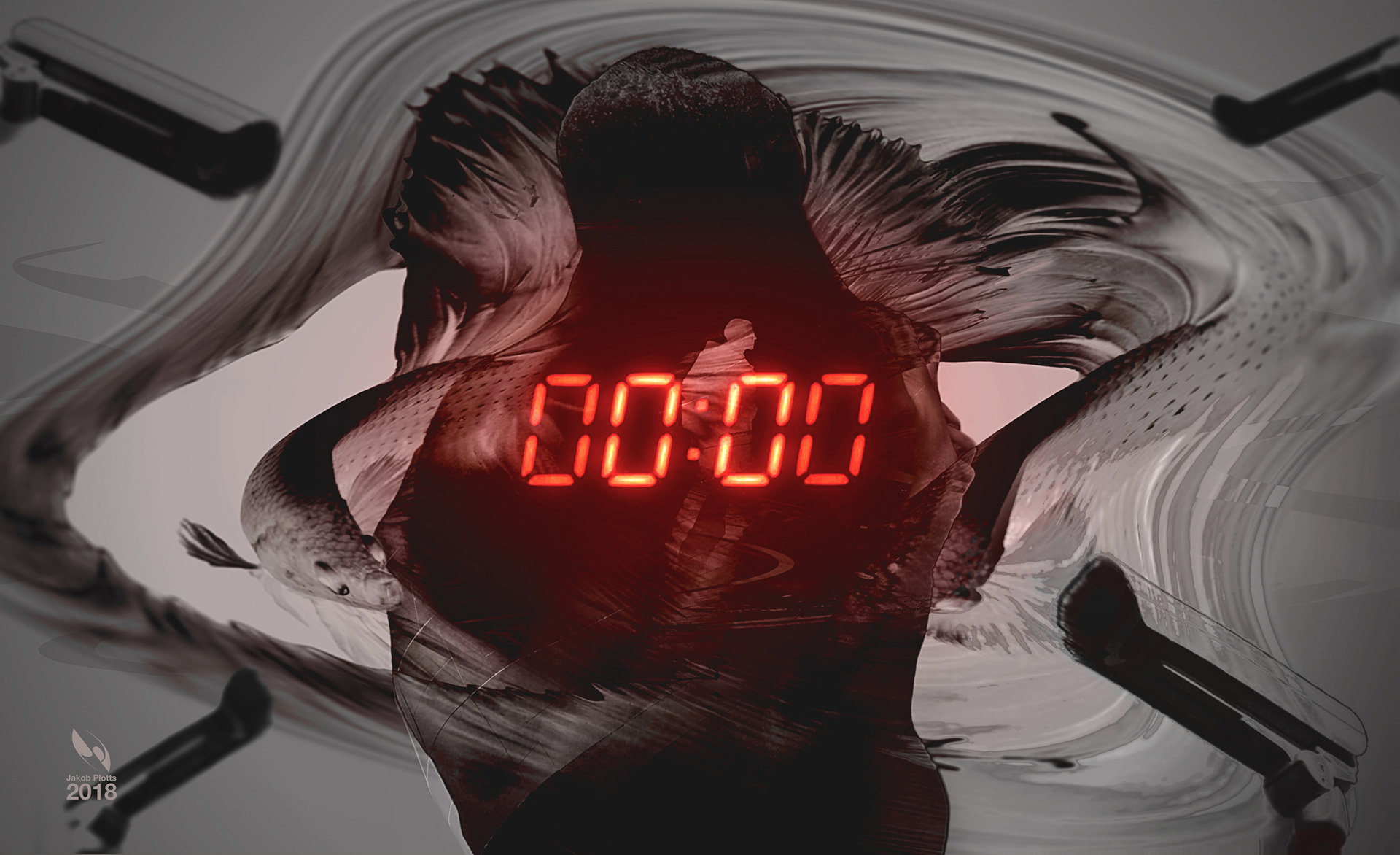 Our Time (spot color) | Surrealist Art