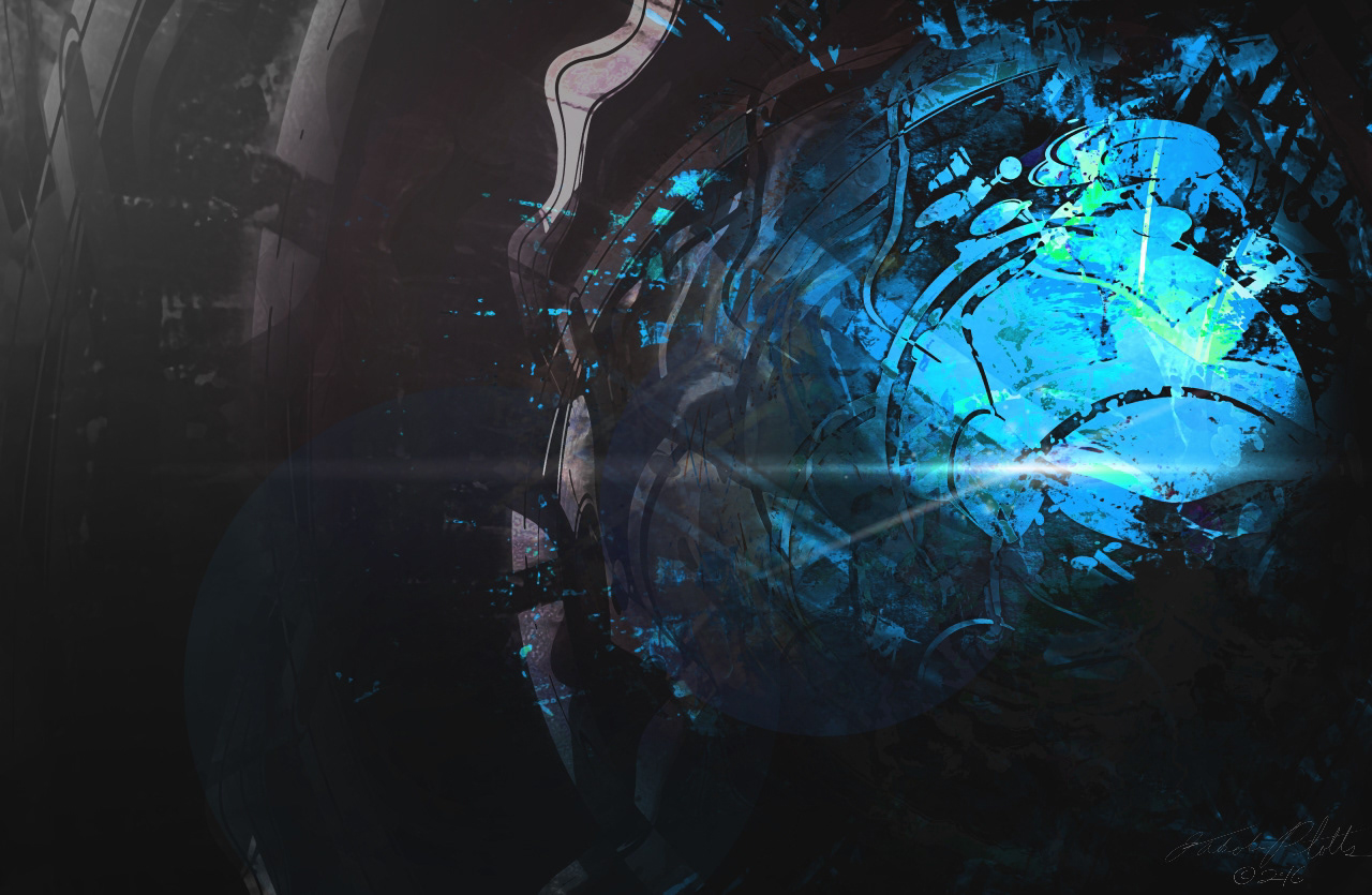 Chrome Coat (inverted) | Abstract Art