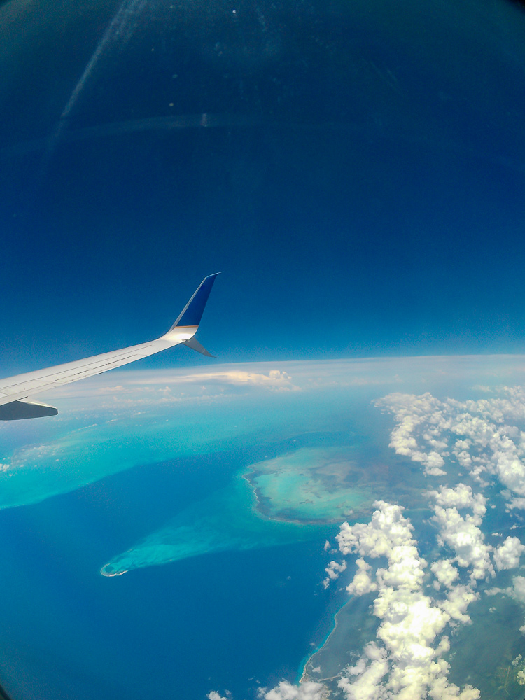The Caribbean from the air