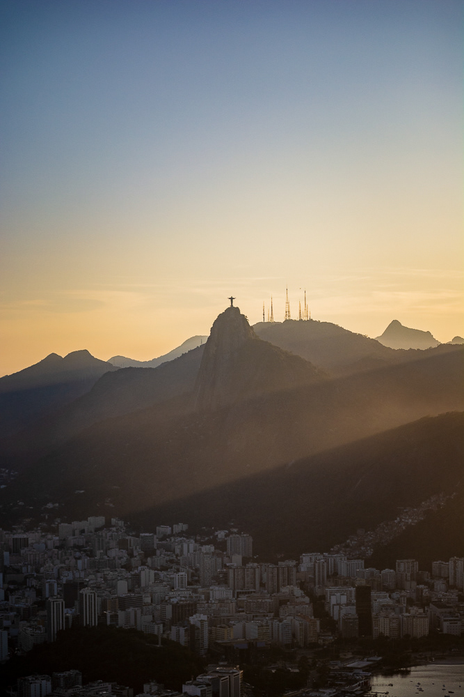 Christ Statue from Sugar Loaf Mountain