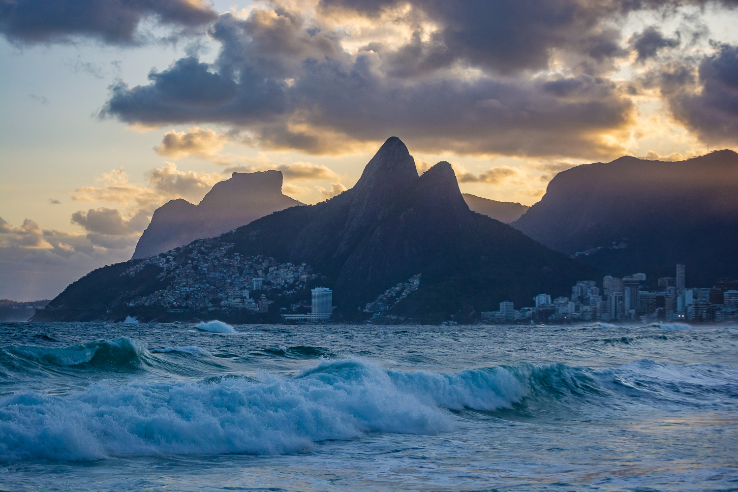 Ipanema Beach at Sunset