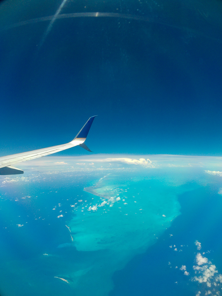 The Caribbean from the air