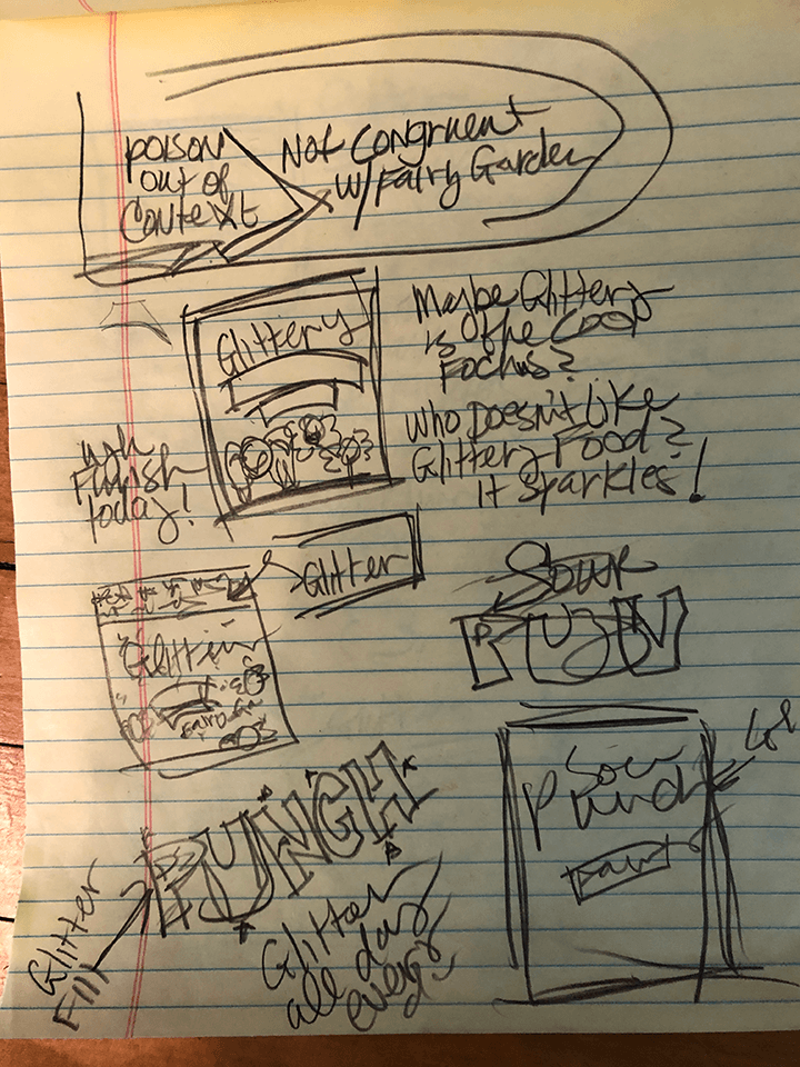 Working sketch: Fairy Garden 5