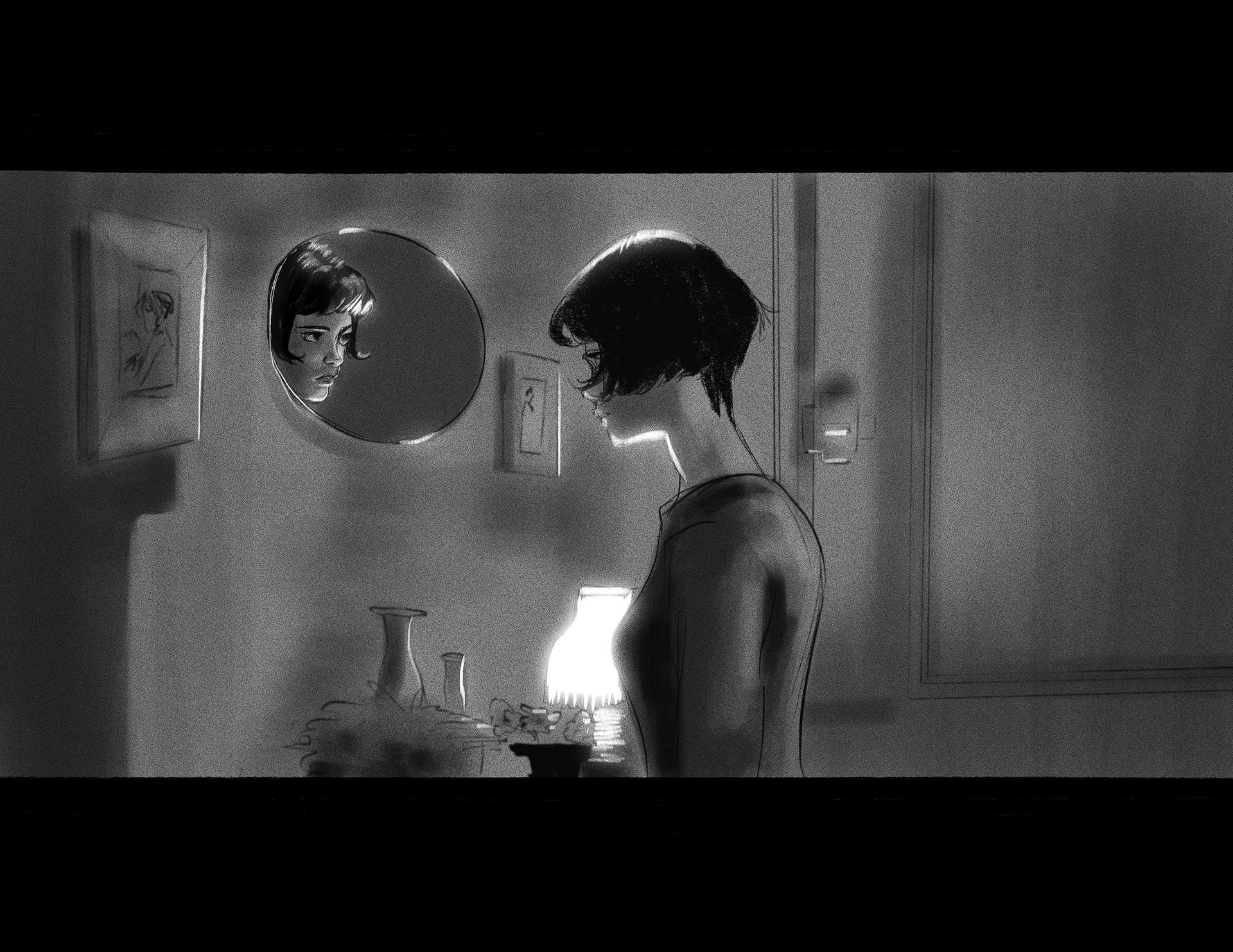 Scene study from the film Amelie