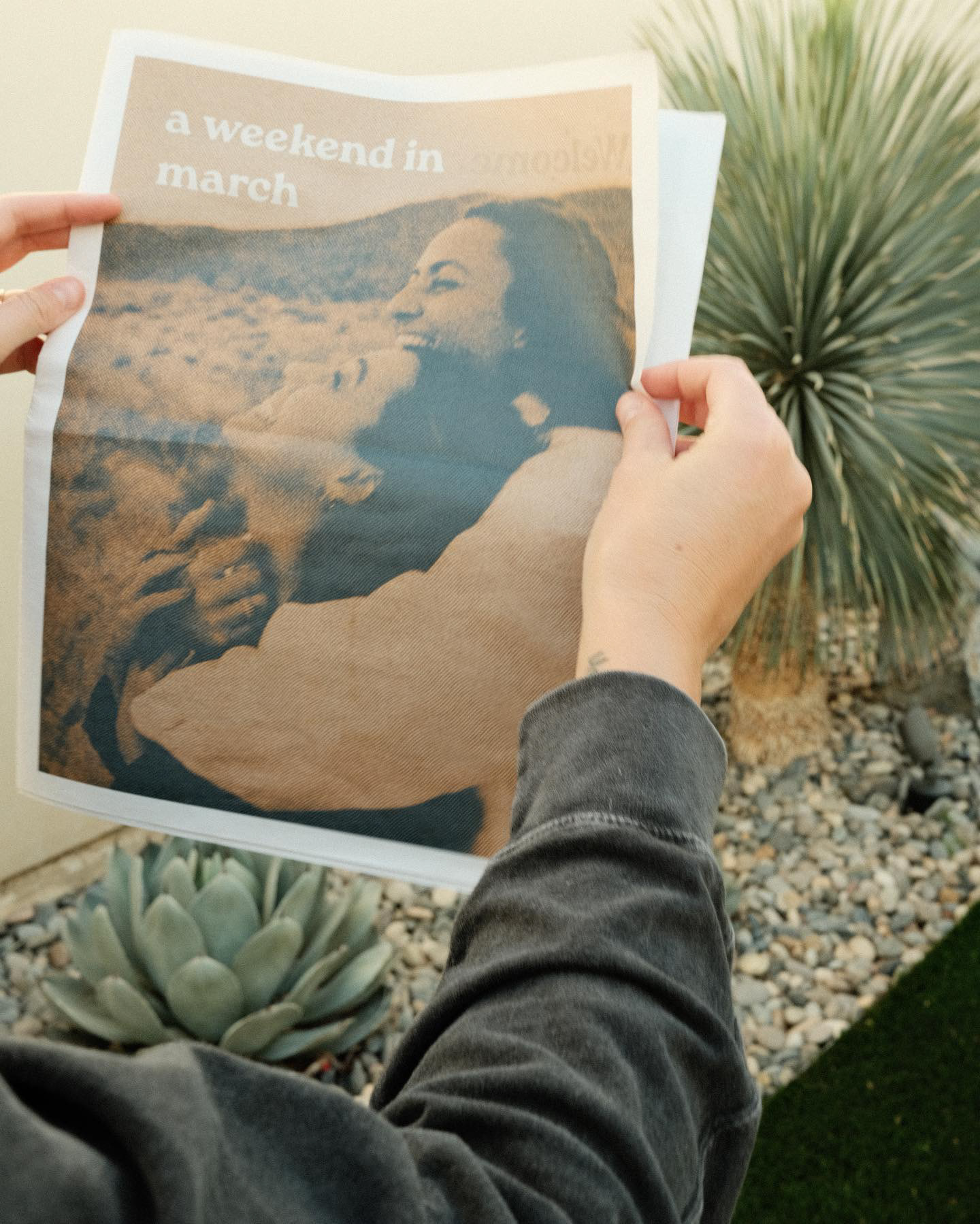 Print - Wedding newspaper for California-based influencers