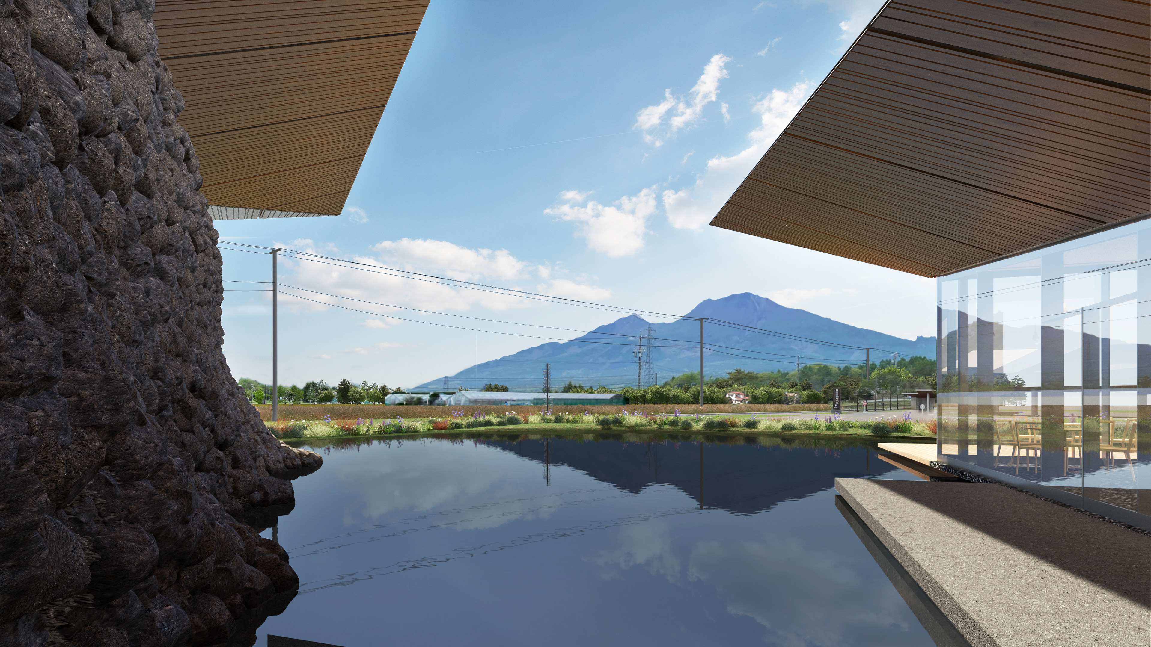 A peek at the mountain