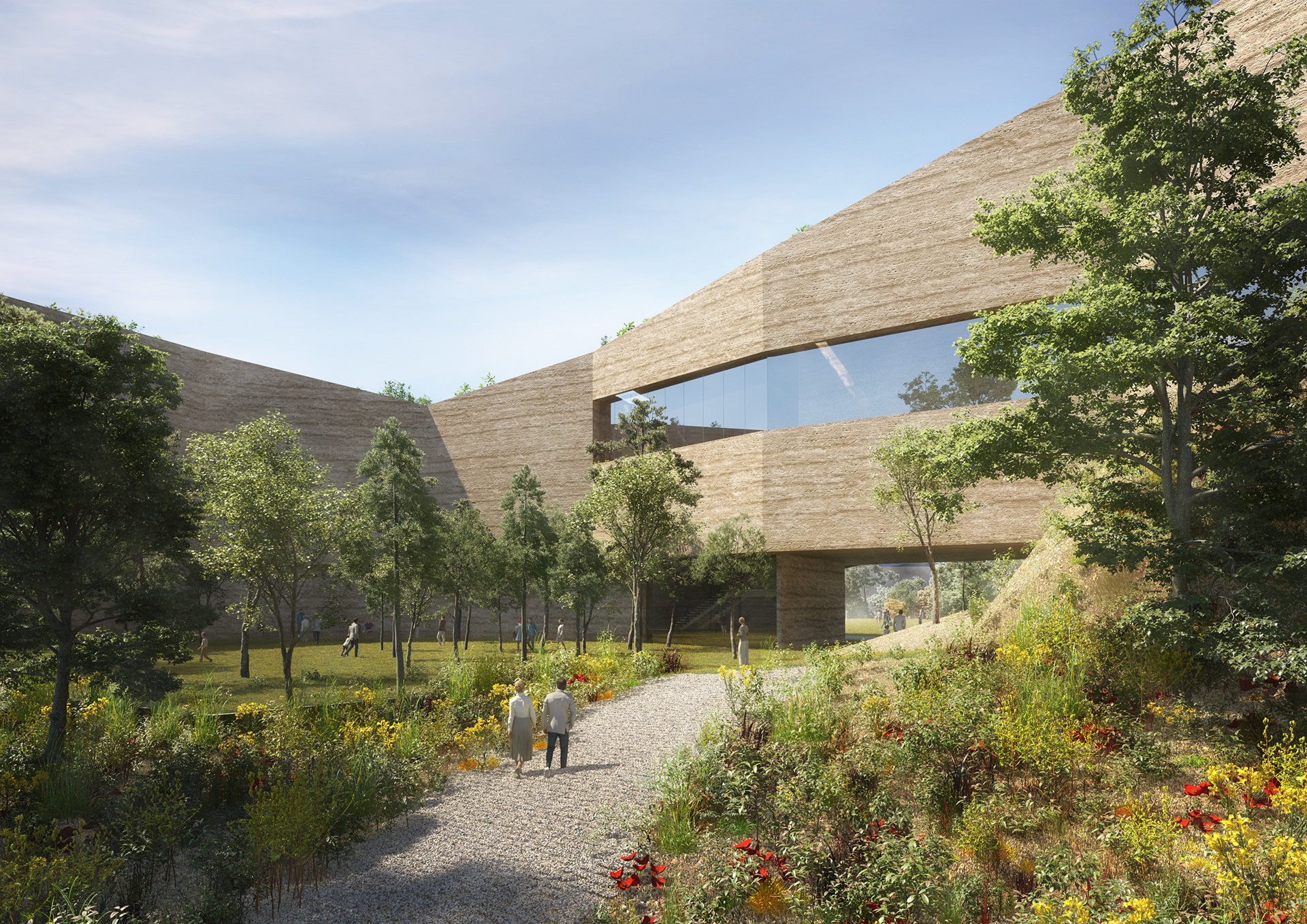 Architecture connects with nature