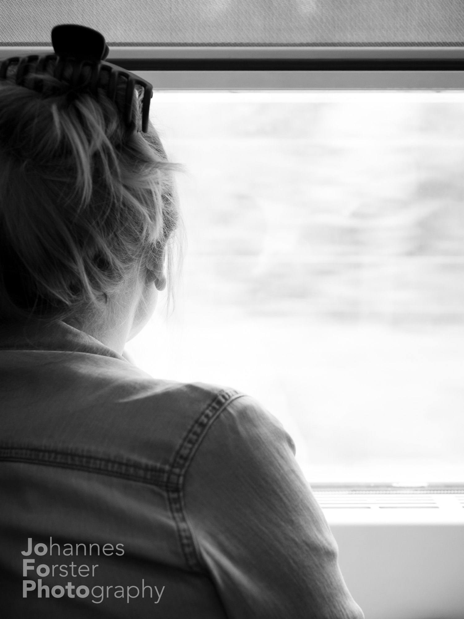 on the train