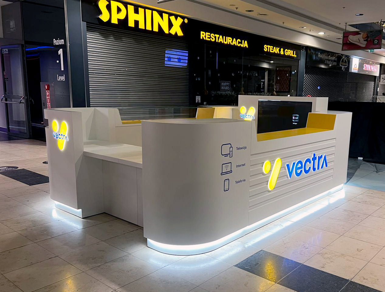Wyspa sprzedażowa Vectra - realizacja