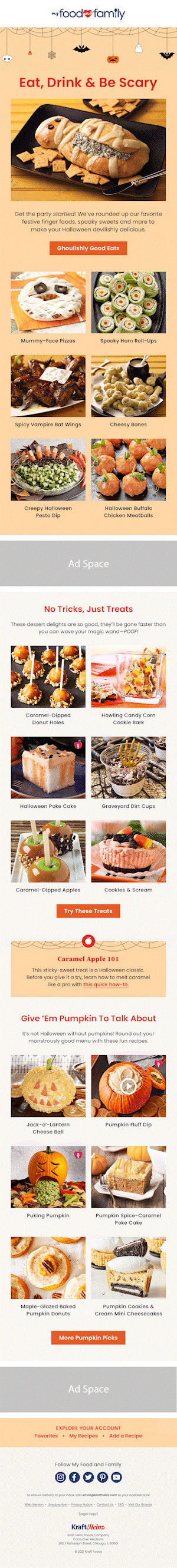 My Food and Family Halloween Recipes