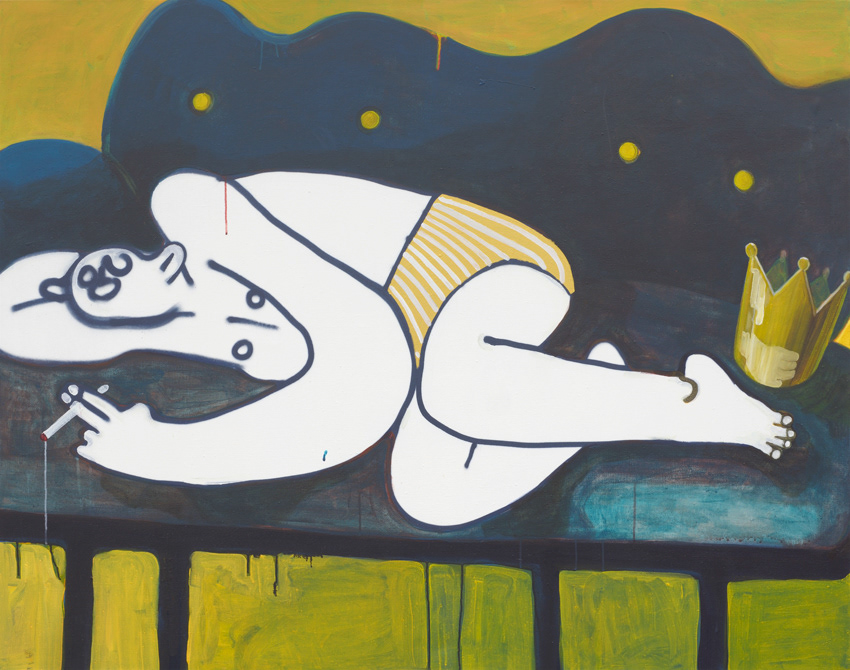 o.T., 2019, Acrylic on canvas, 180 x 150 cm