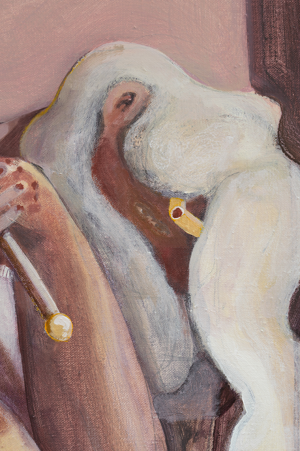 sailer moon im Ruhestand (sailer moon retired), 2022, Acryl on canvas, 115 x 100 cm