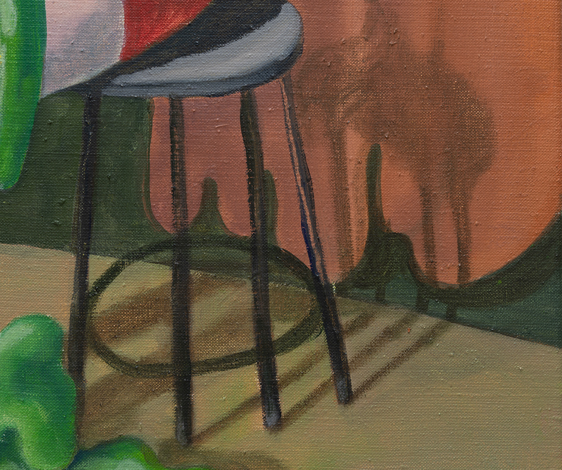detail of morning coffee, 2022, acrylic on canvas, 70x50cm