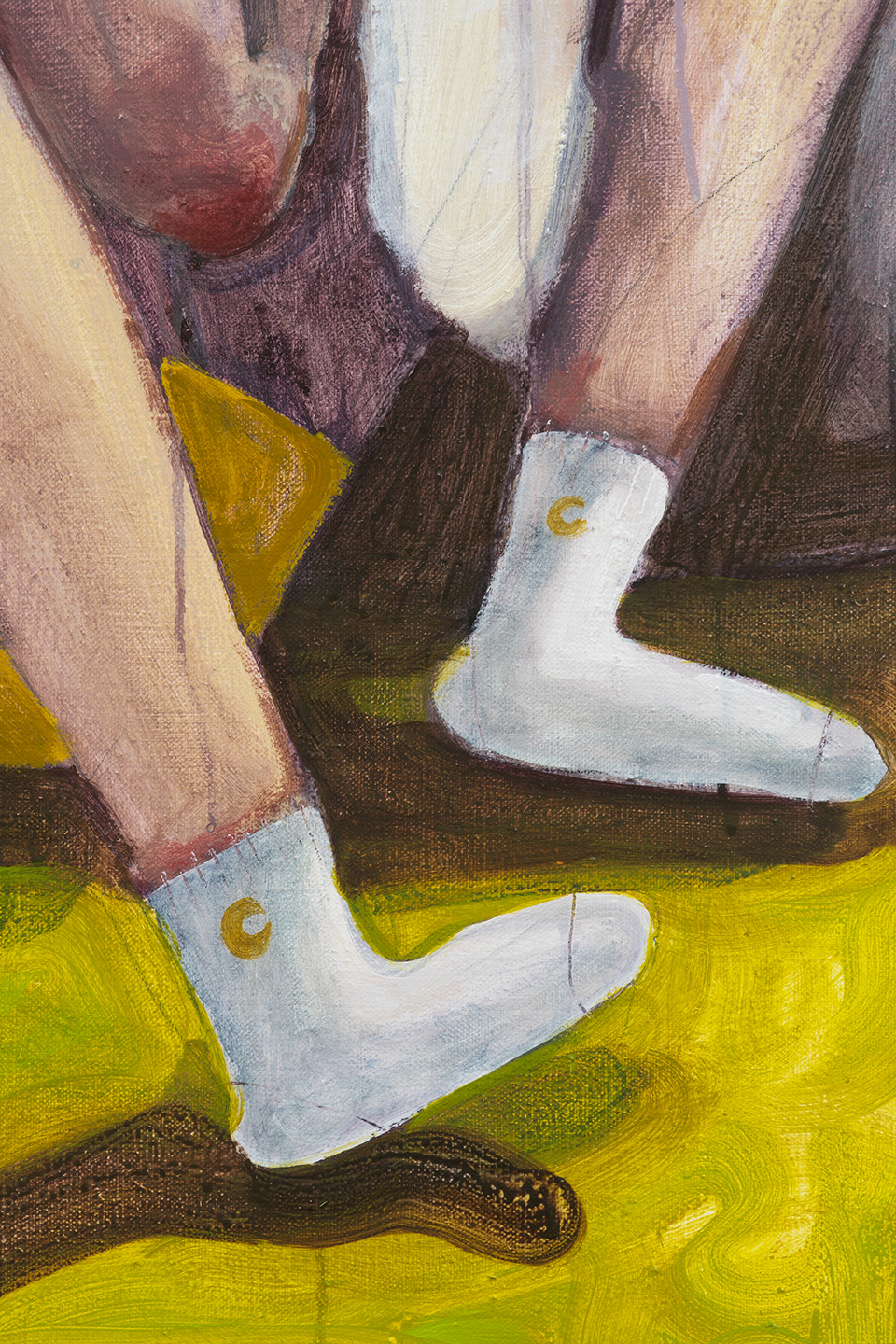 sailer moon im Ruhestand (sailer moon retired), 2022, Acryl on canvas, 115 x 100 cm