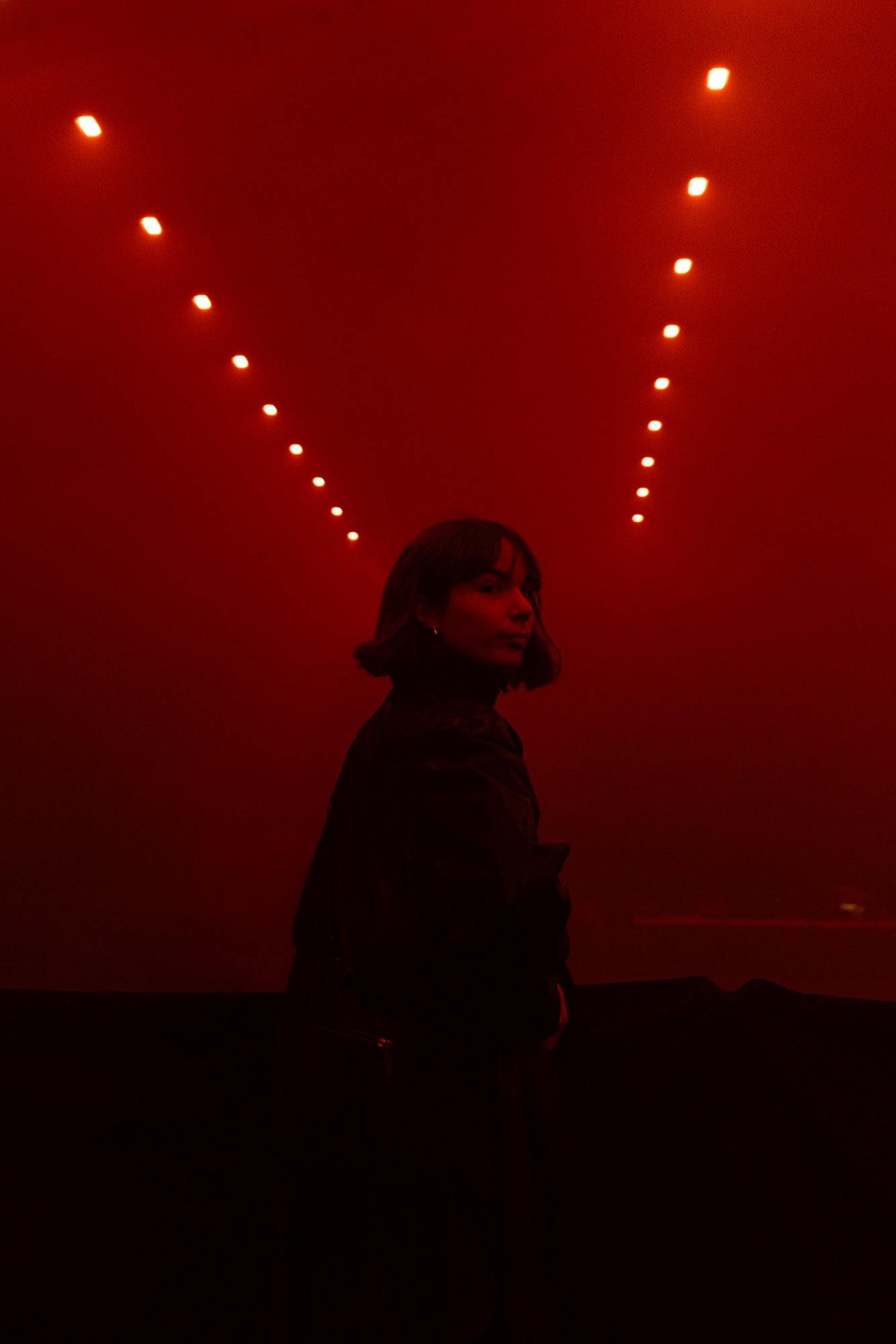 Portrait of Sklaer before opening the Boiler Room at Halle Tony Garnier in Lyon