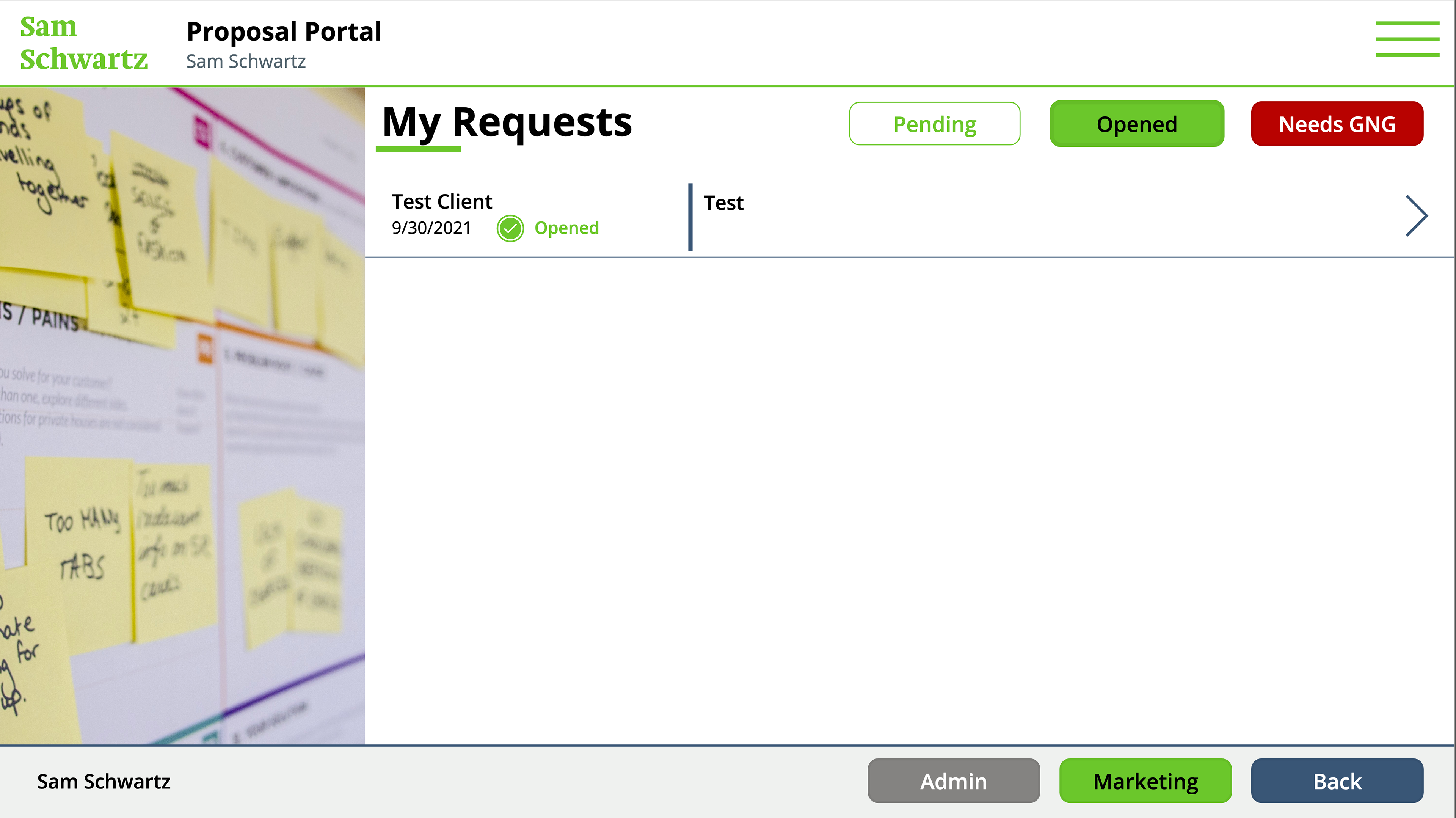 My Requests: Approved