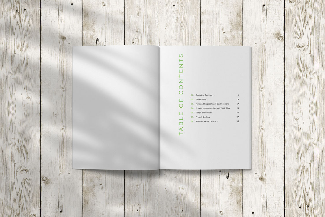 (Digitally Interactive) Table of Contents