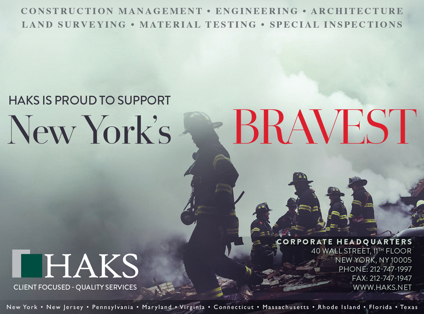 New York Bravest Foundation's FDNY Bravest Annual Dinner