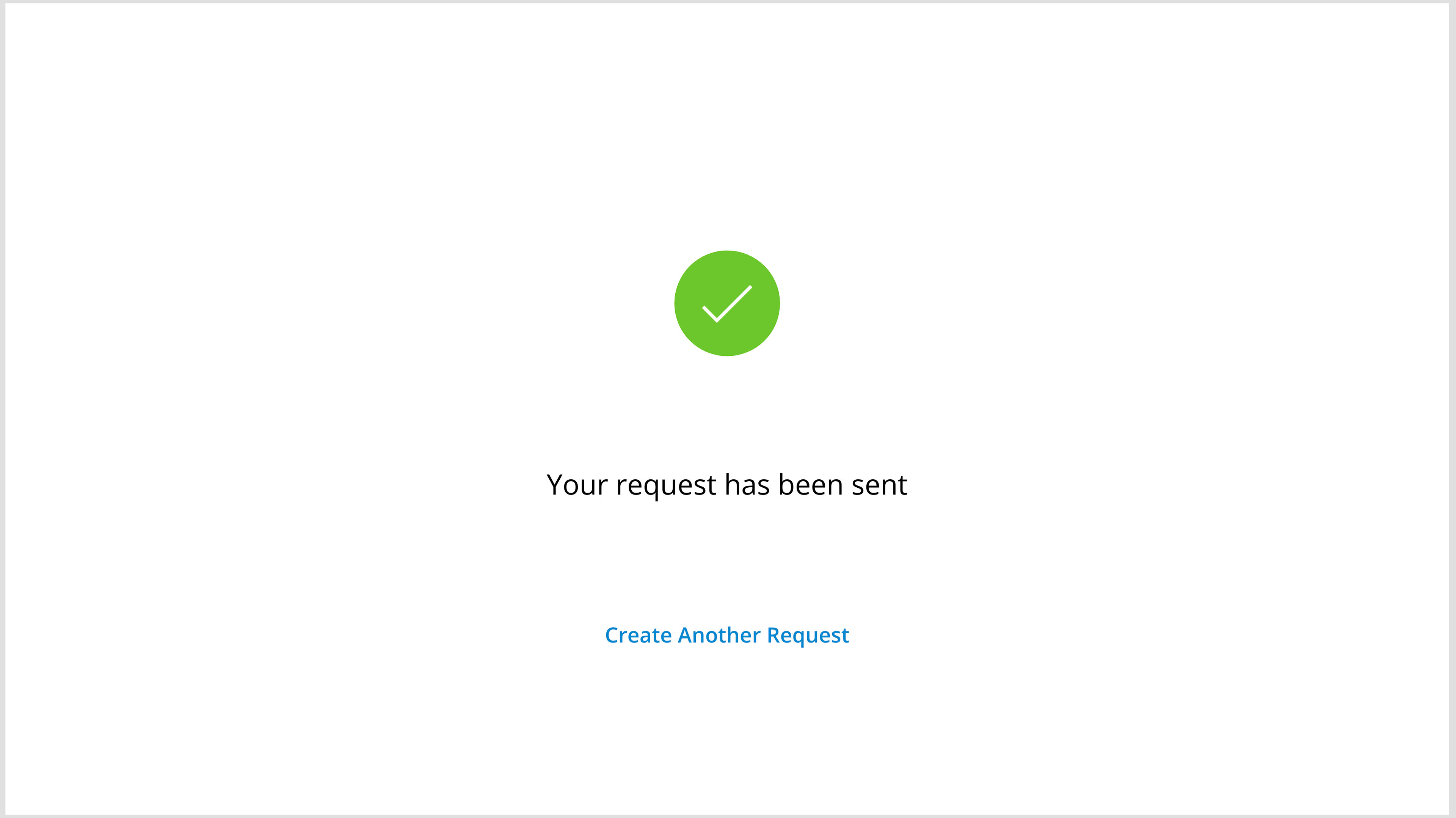 Success Screen