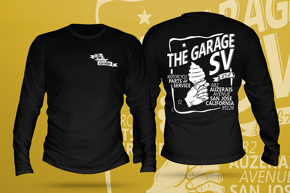 Silicon Valley, CA. Motorcycle Garage