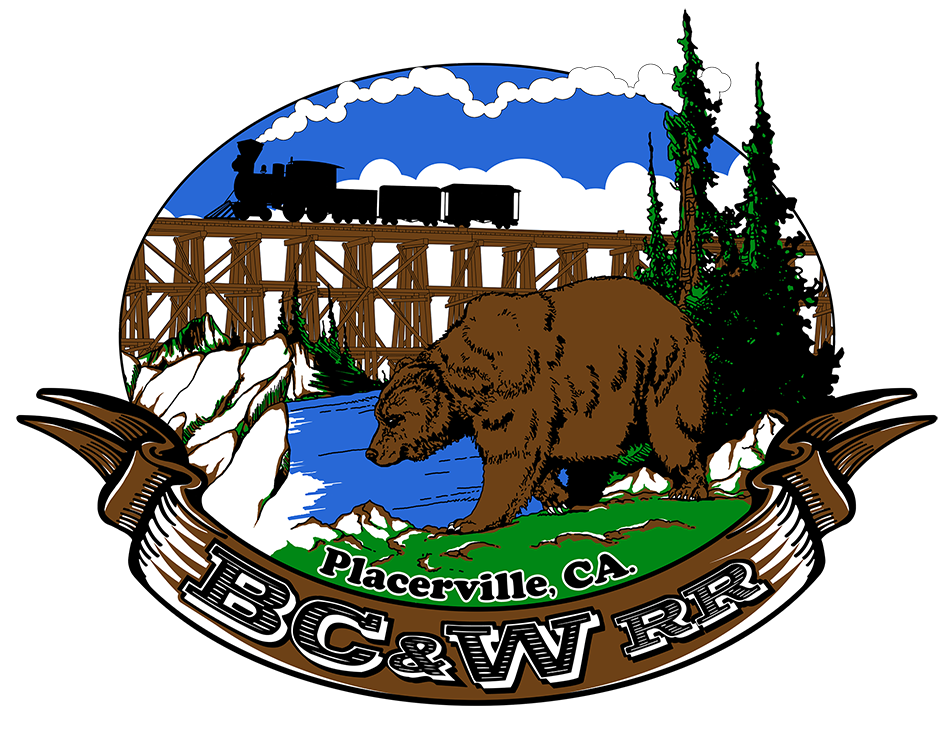 Placerville, CA. based train enthusiast logo